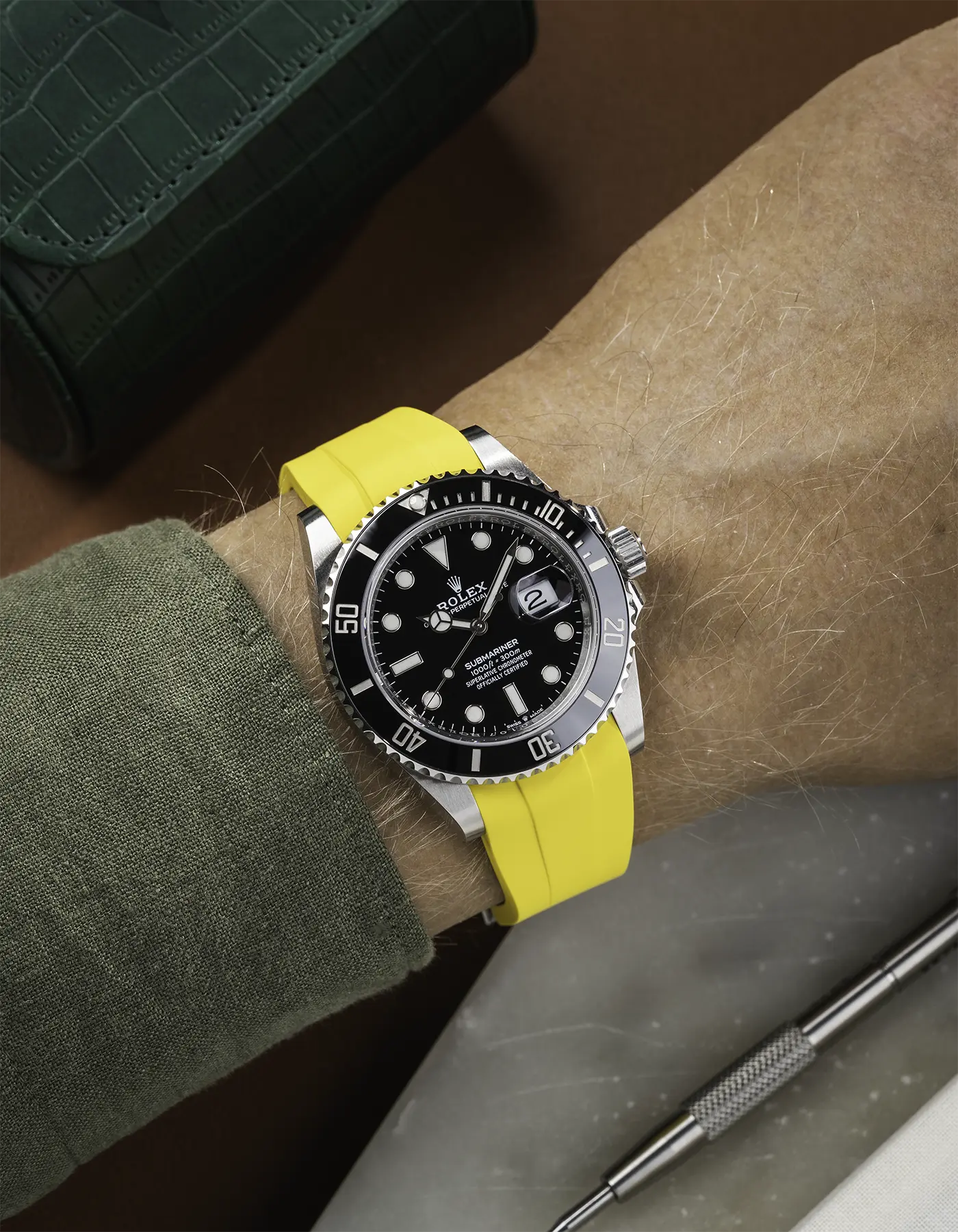 FKM Rubber Strap Integrated for Original Clasp - Submariner 41 - 126610LN/124060LN - Image 79