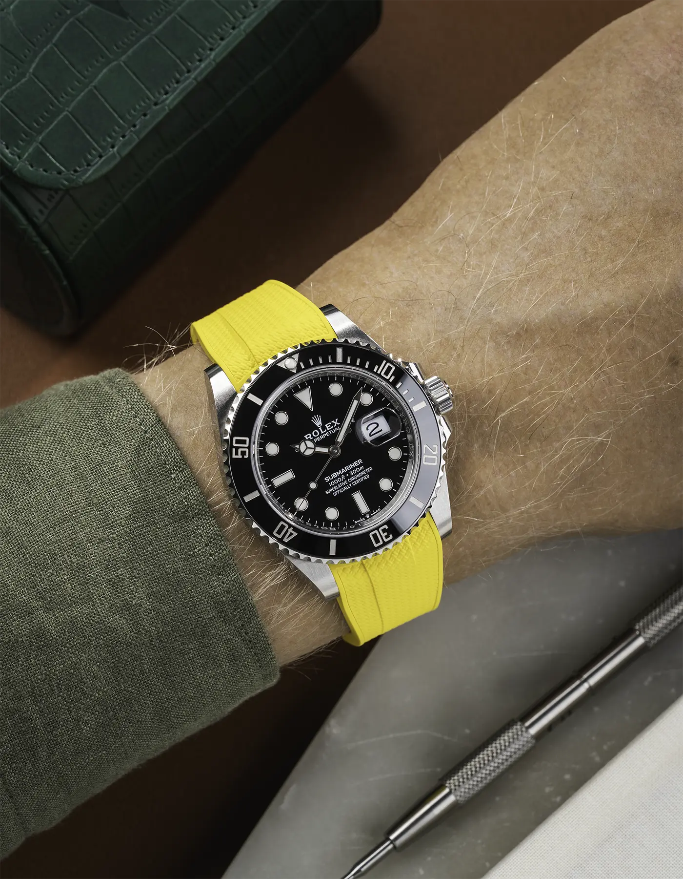 FKM Rubber Strap Integrated for Original Clasp - Submariner 41 - 126610LN/124060LN - Image 83