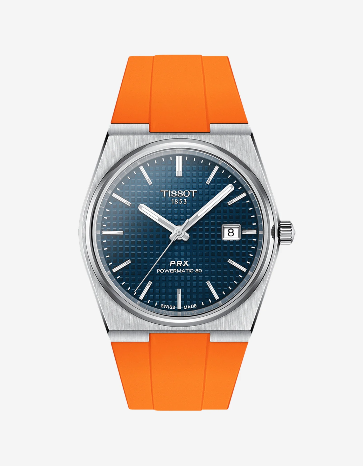 FKM Strap for Tissot PRX Powermatic 80 40mm Navy Blue - Image 17