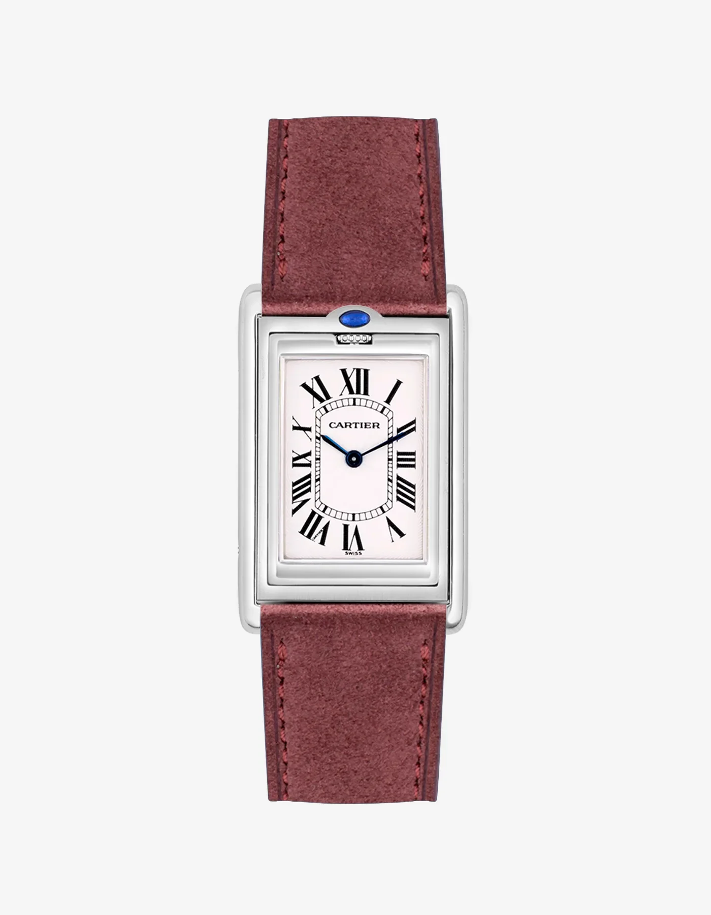 Leather Strap for Cartier Tank Basculante – 20mm - Image 3