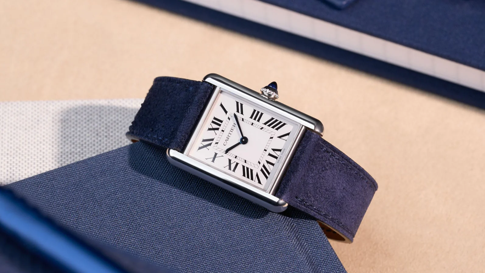 Leather Straps for Cartier Tank Must Large - Image 11