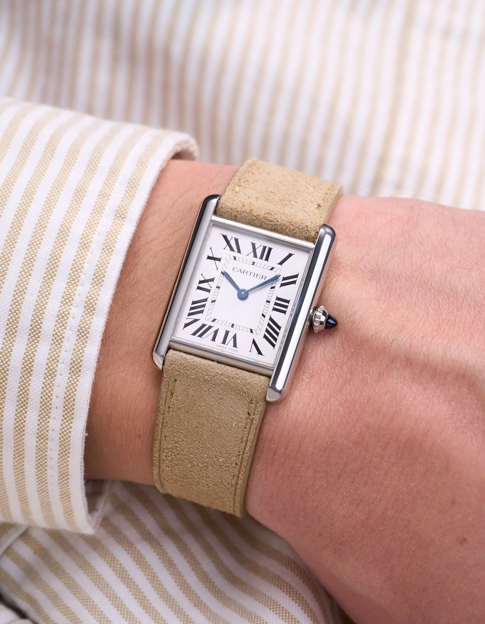 Leather Straps for Cartier Tank Must Large - Image 24
