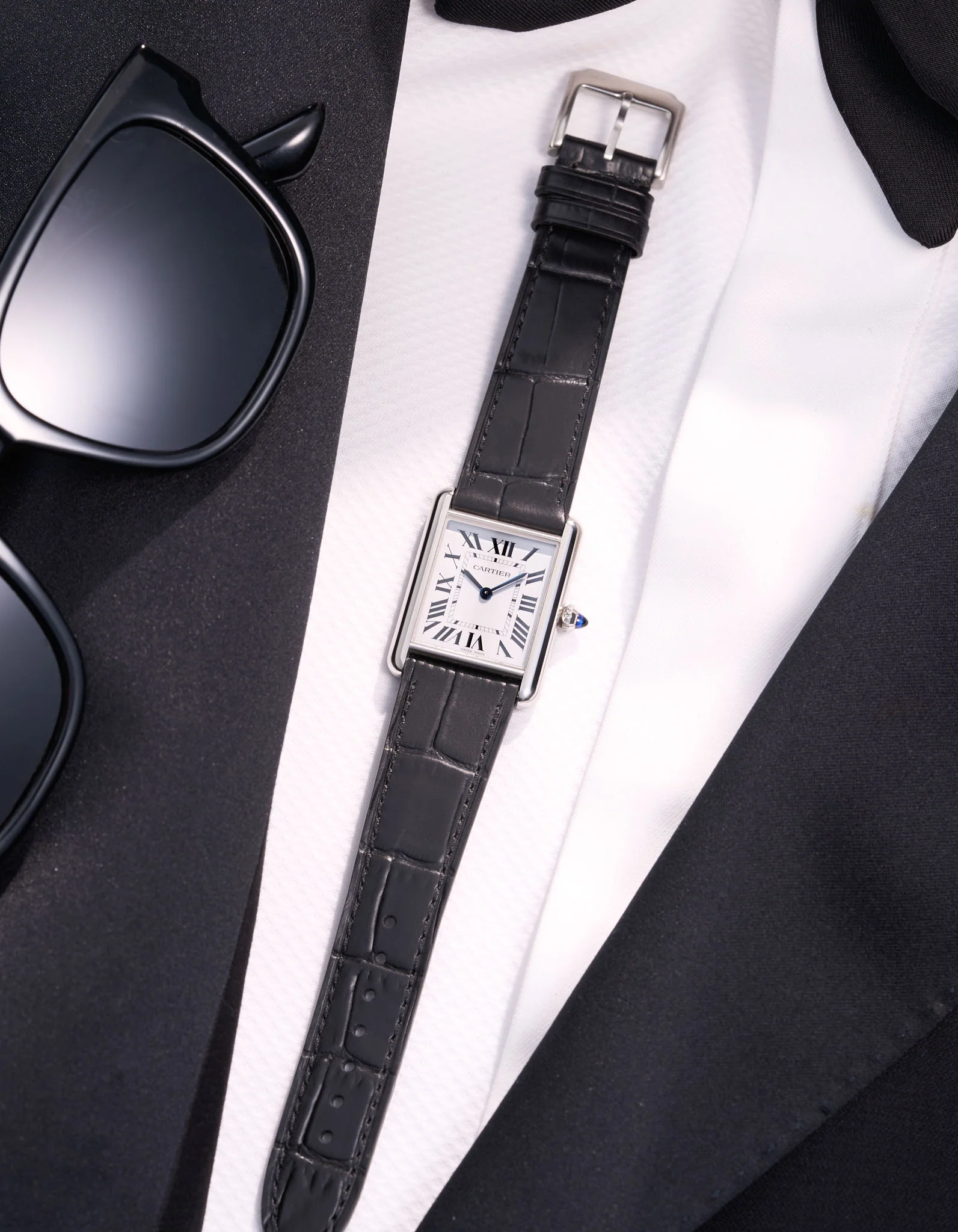 Leather Straps for Cartier Tank Must Large - Image 36