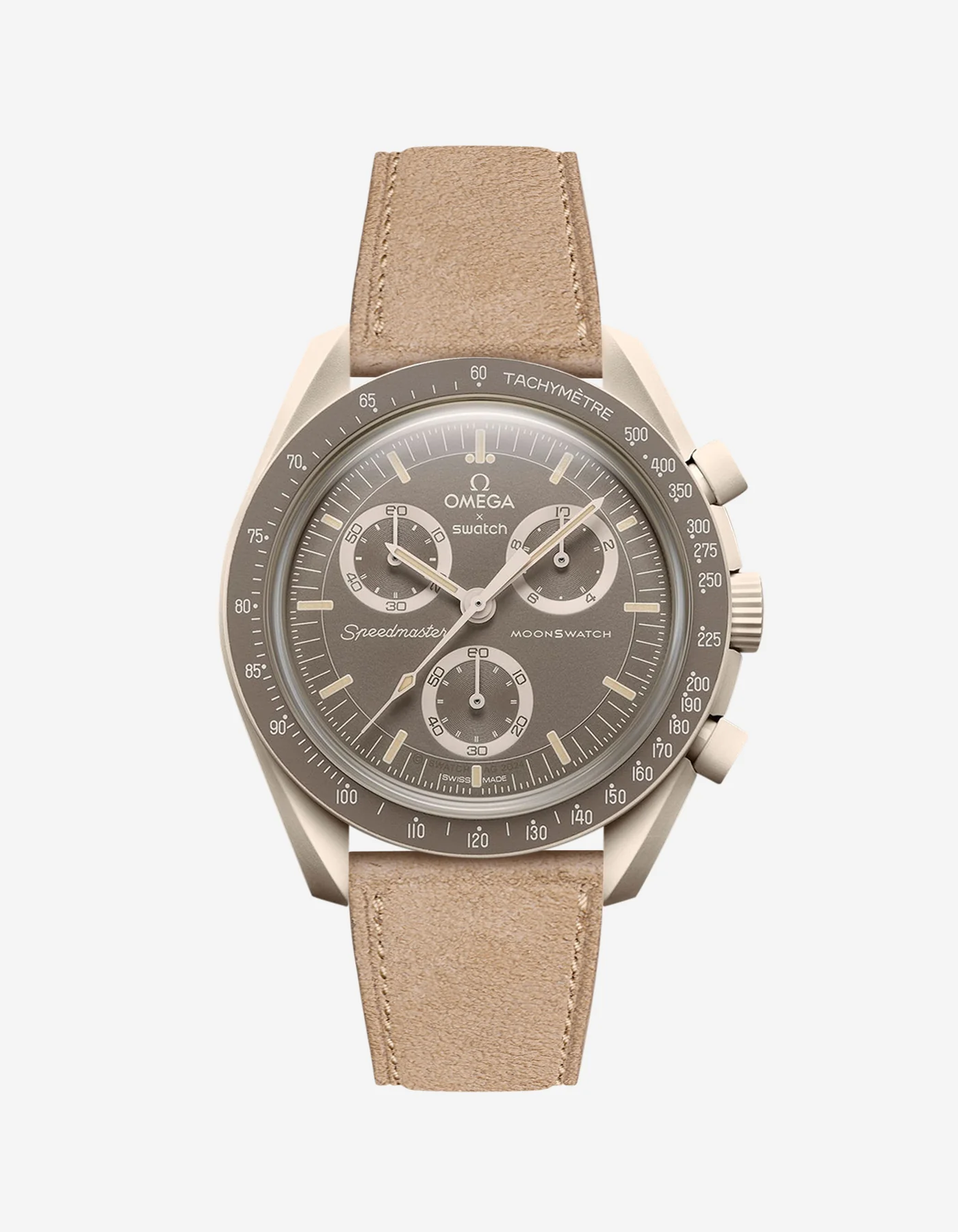 Leather Straps for Omega X Swatch Mission on Earth - Desert - Image 5