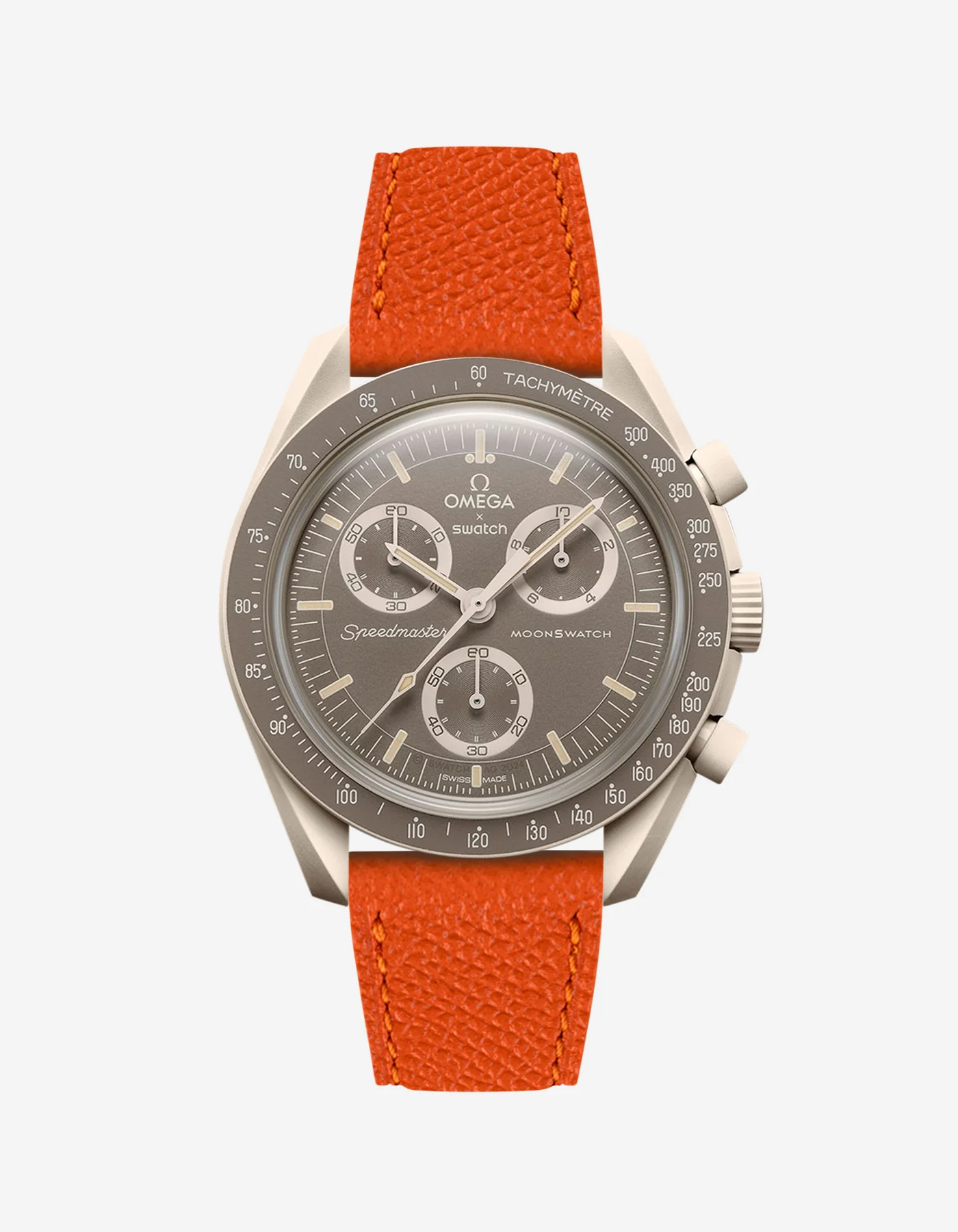 Leather Straps for Omega X Swatch Mission on Earth - Desert - Image 9