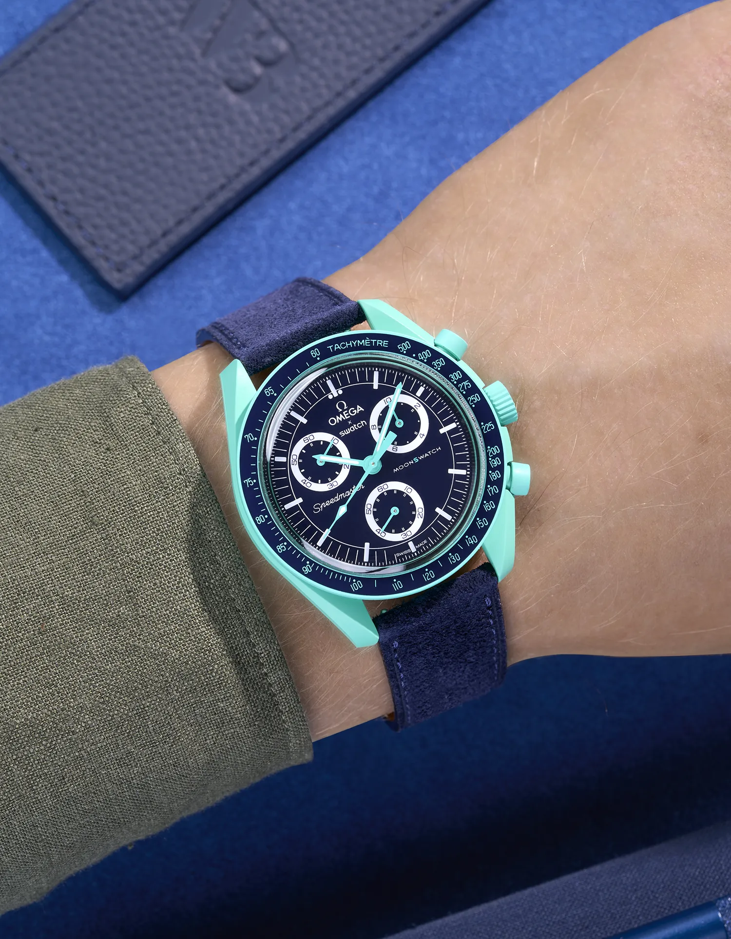 Leather Straps for Omega X Swatch Mission on Earth - Polar Lights - Image 6