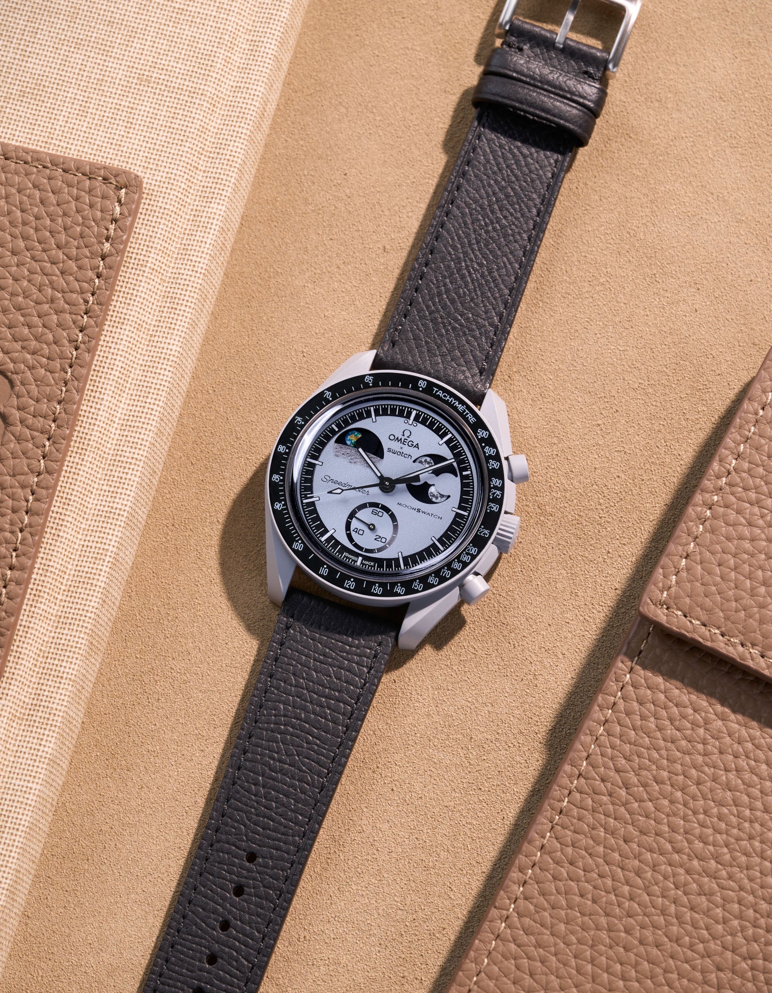Leather Straps for Omega X Swatch Mission to EarthPhase - Image 14