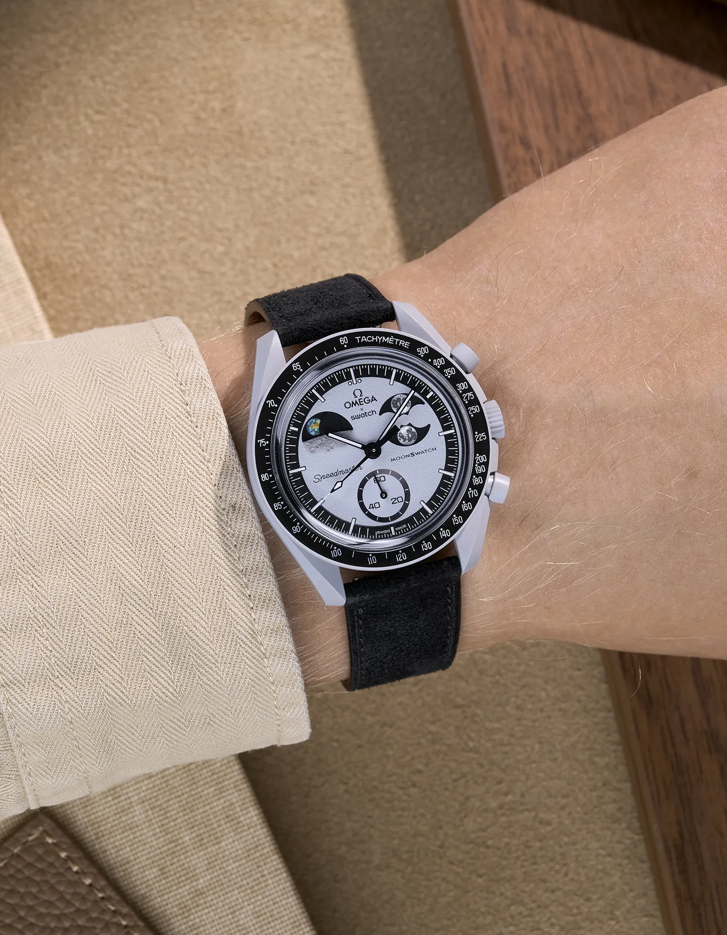 Leather Straps for Omega X Swatch Mission to EarthPhase - Image 2