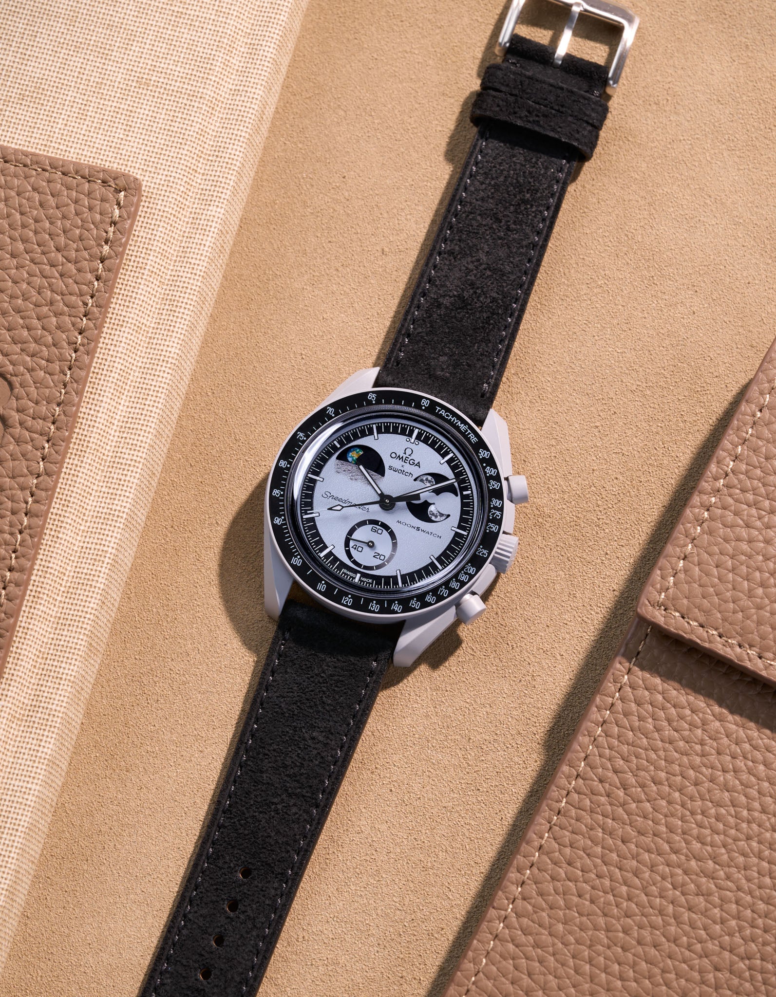 Leather Straps for Omega X Swatch Mission to EarthPhase - Image 3