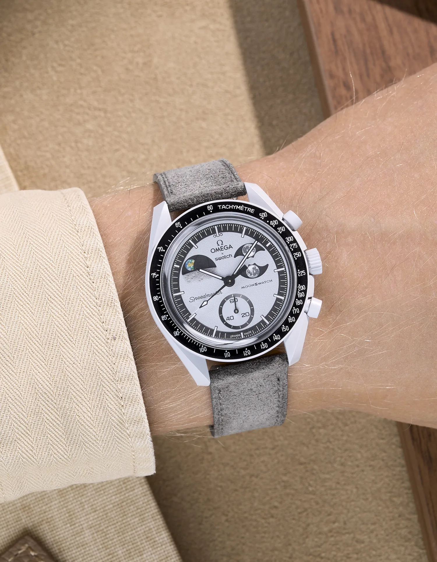 Leather Straps for Omega X Swatch Mission to EarthPhase - Image 6