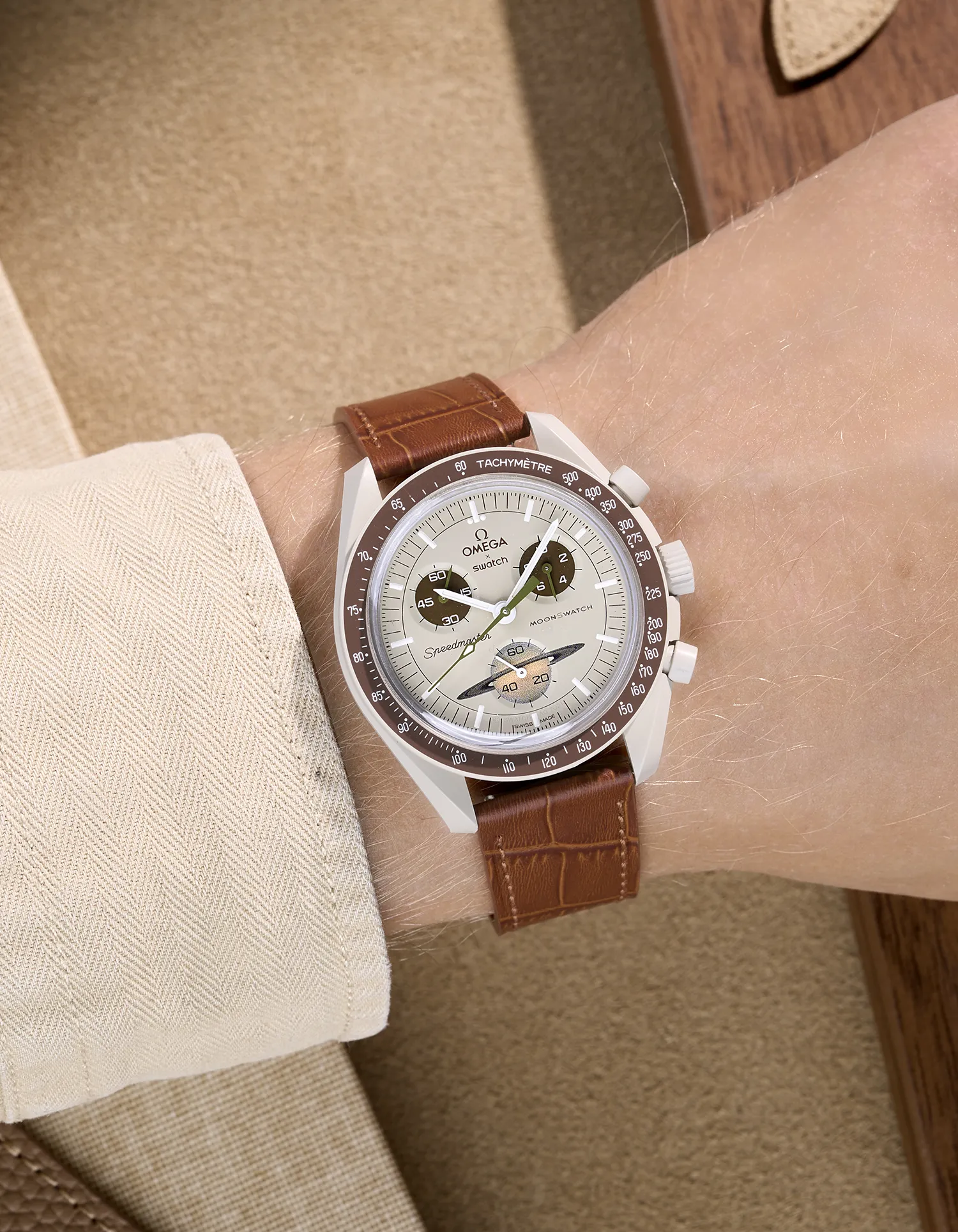 Leather Straps for Omega X Swatch Mission to Saturn - Image 14