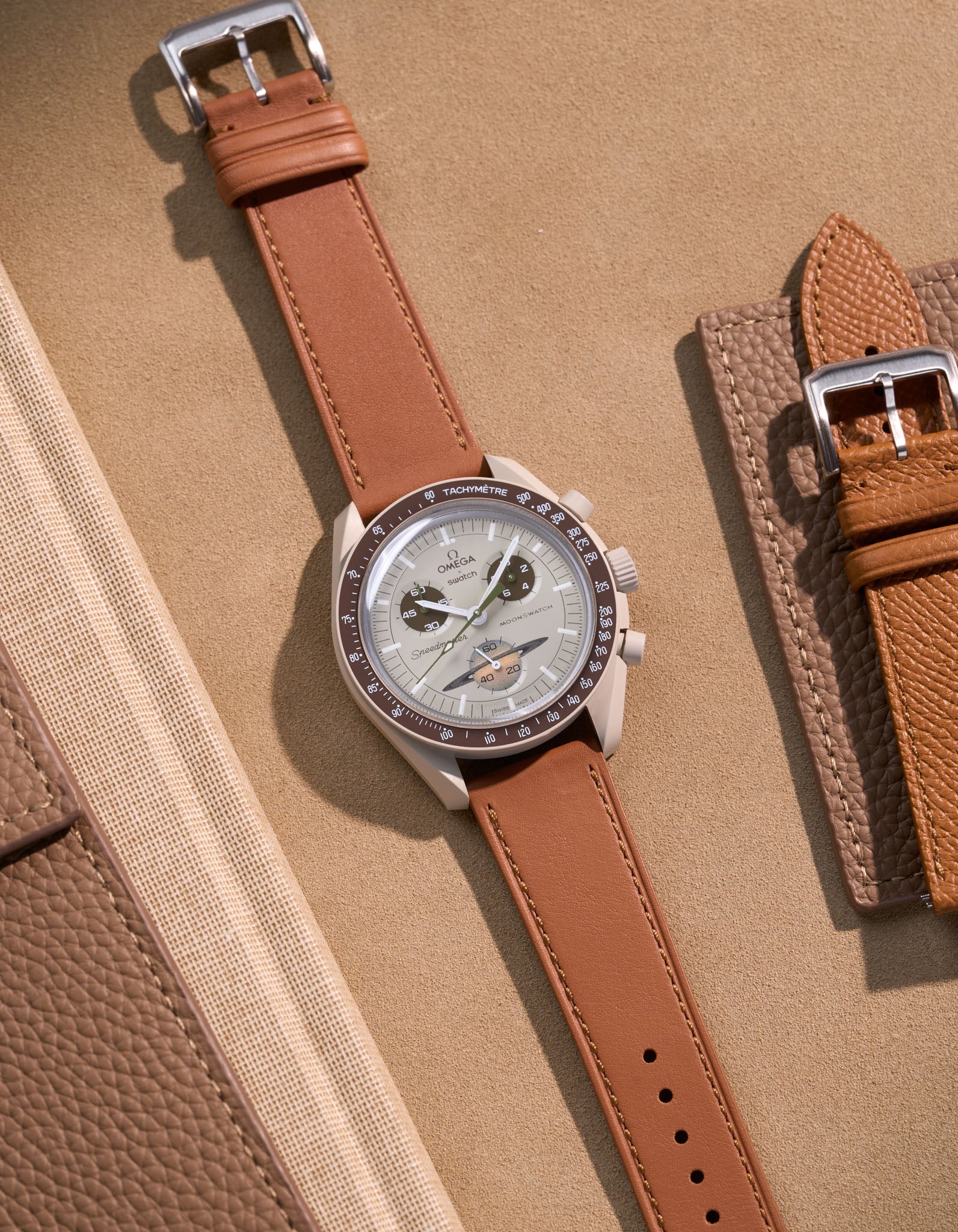 Leather Straps for Omega X Swatch Mission to Saturn - Image 3