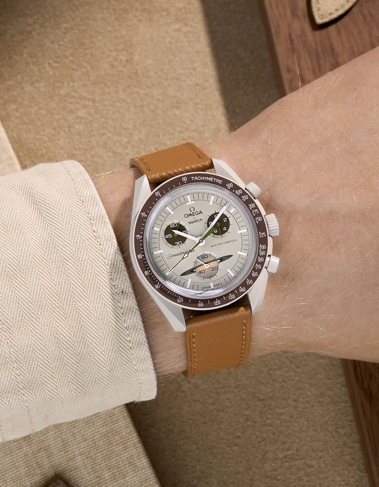 Leather Straps for Omega X Swatch Mission to Saturn - Image 6