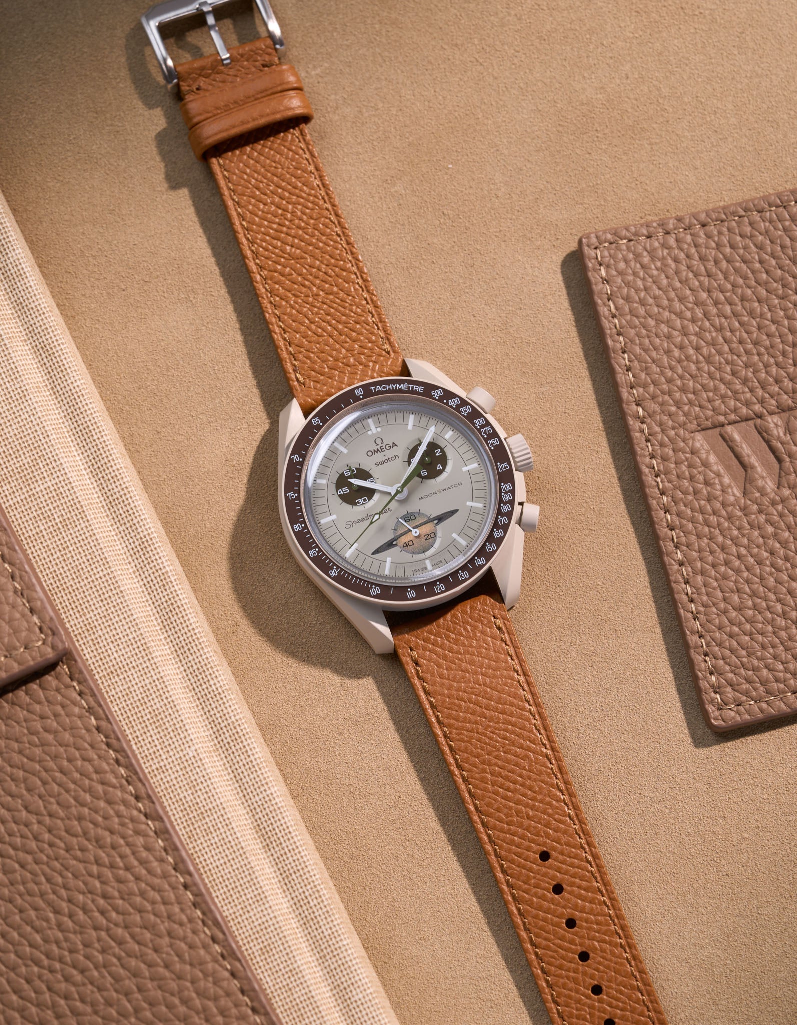 Leather Straps for Omega X Swatch Mission to Saturn - Image 7