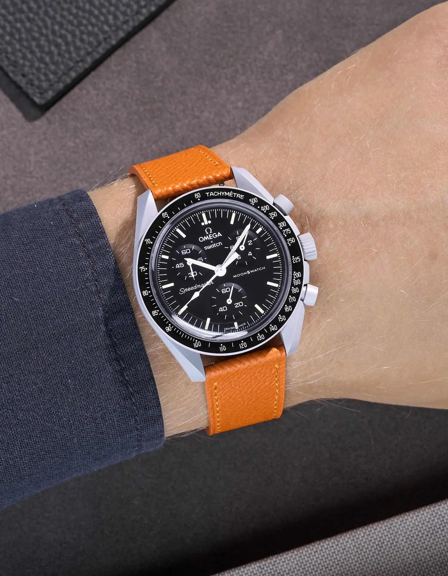 Leather Straps for Omega X Swatch Mission to the Moon - Image 8