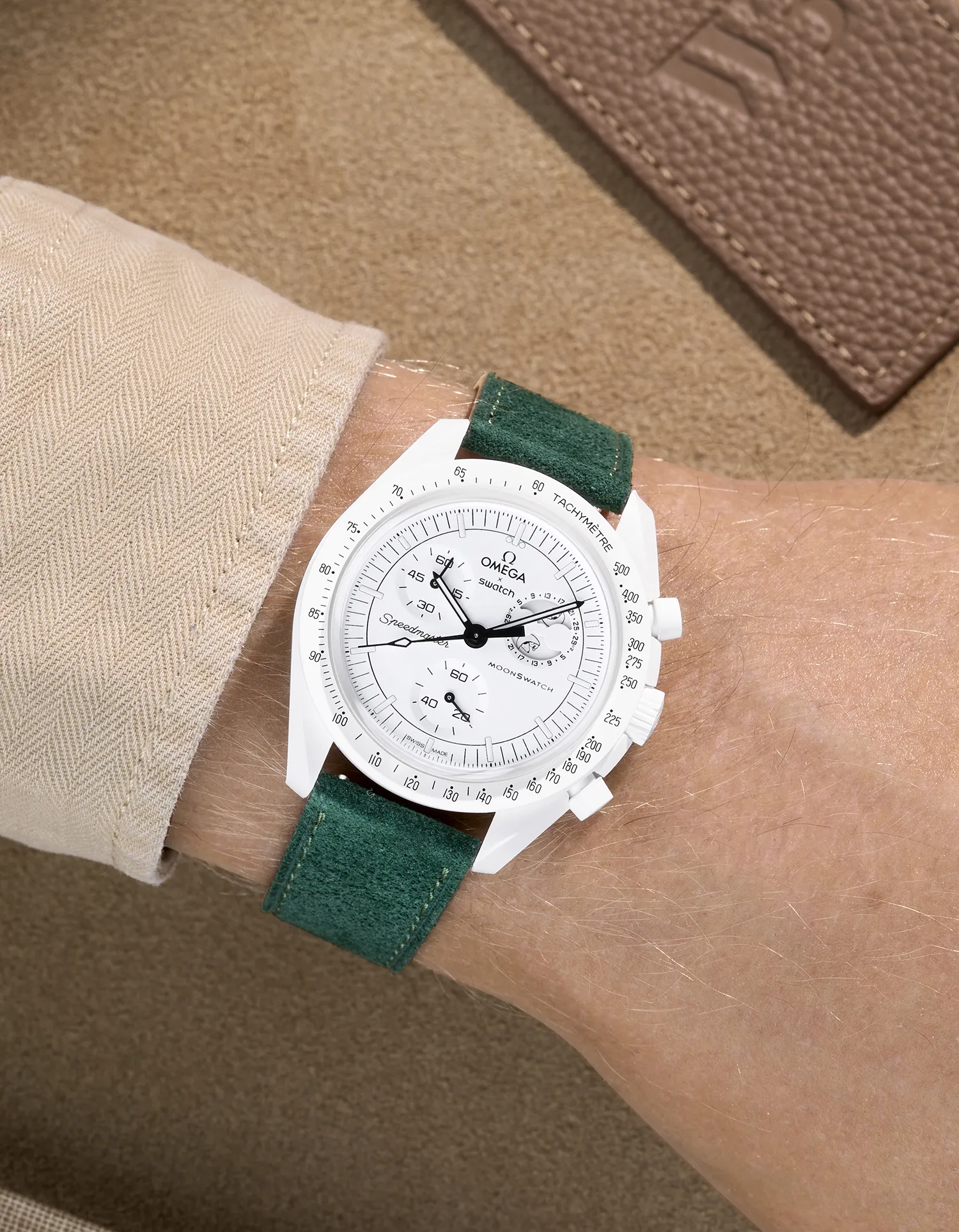 Leather Straps for Omega X Swatch Mission to the Moonphase Full Moon - Image 18