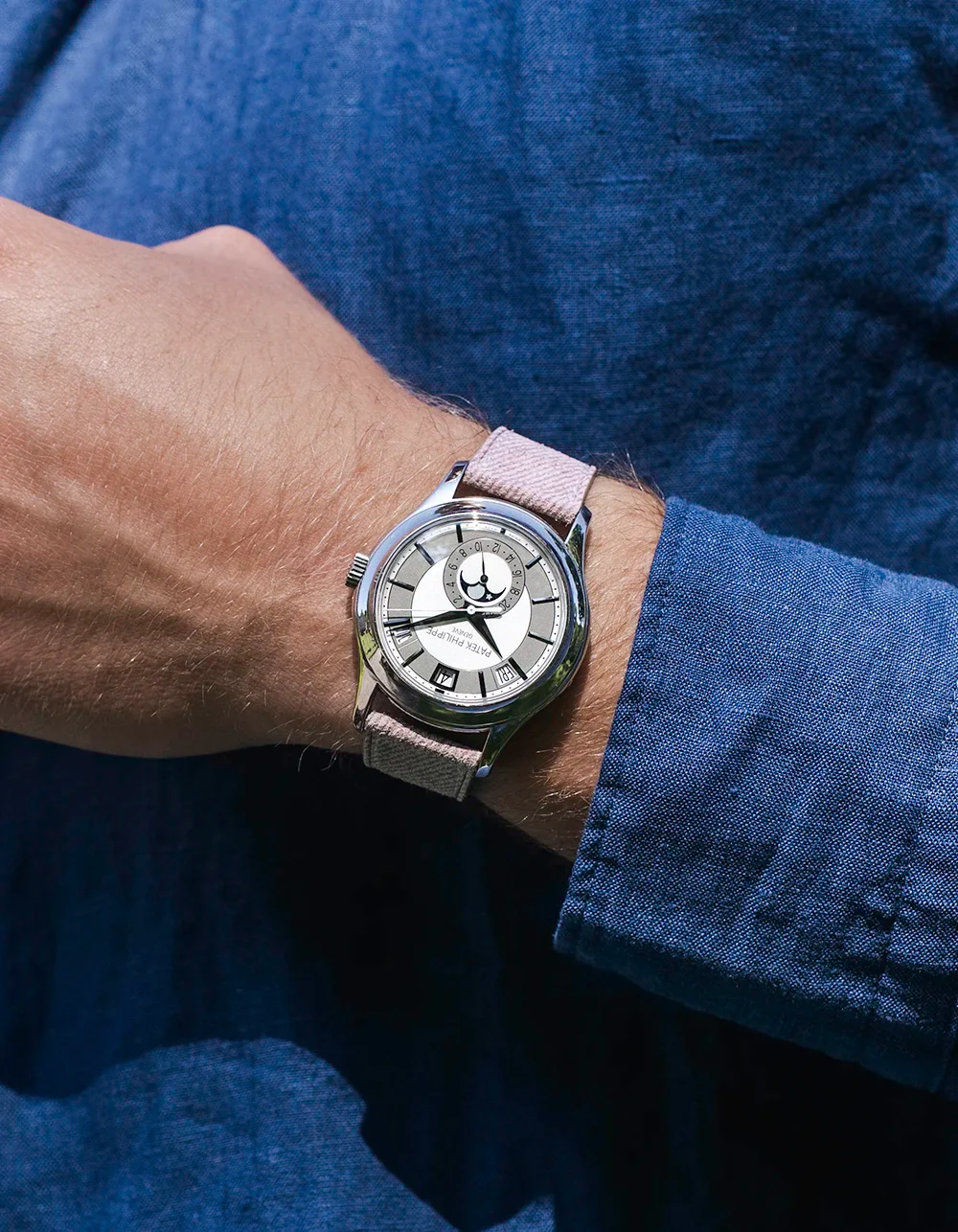 Pink Denim Strap 18mm-21mm - Image 3