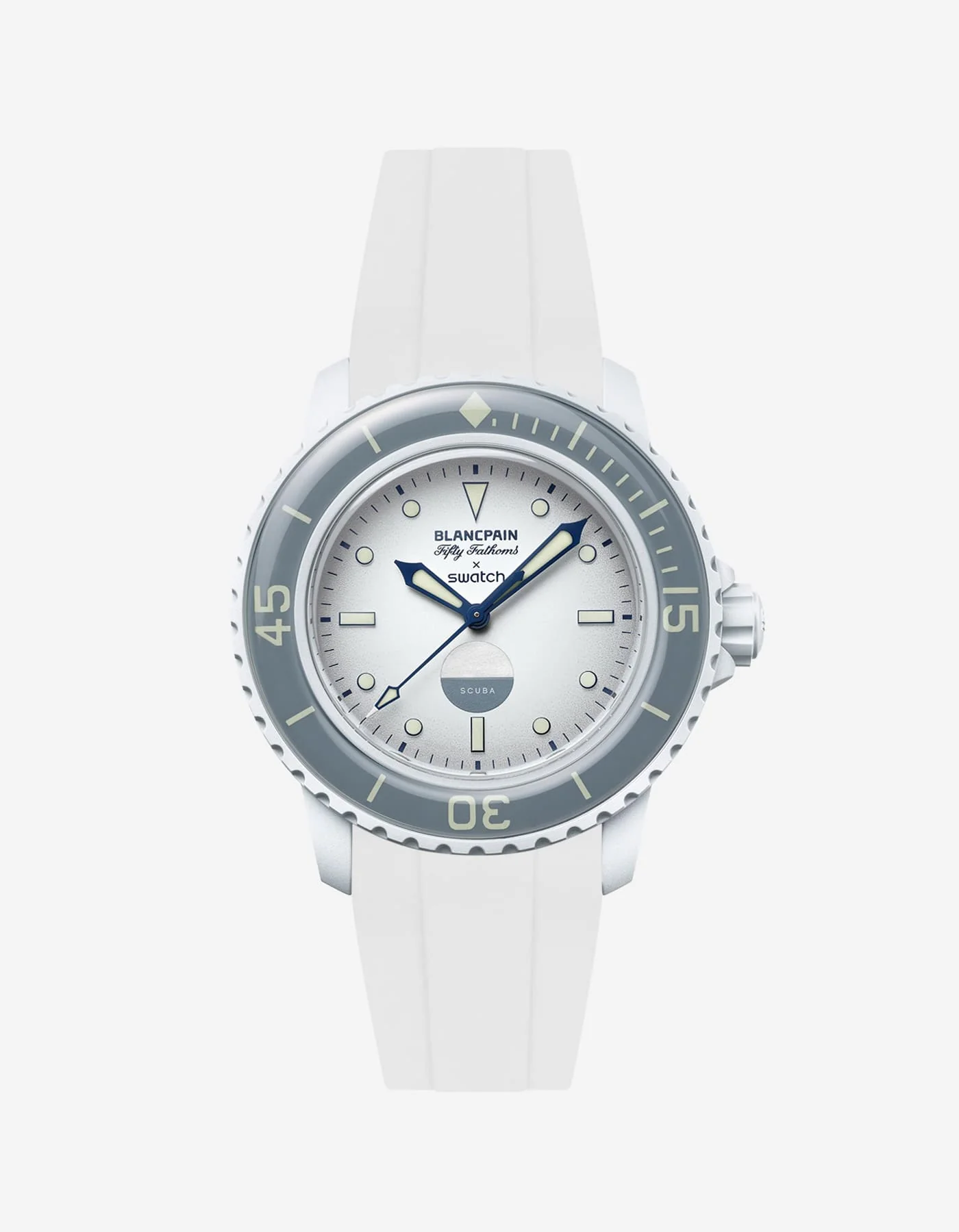 Rubber Strap for Blancpain X Swatch Antarctic Ocean - Image 5