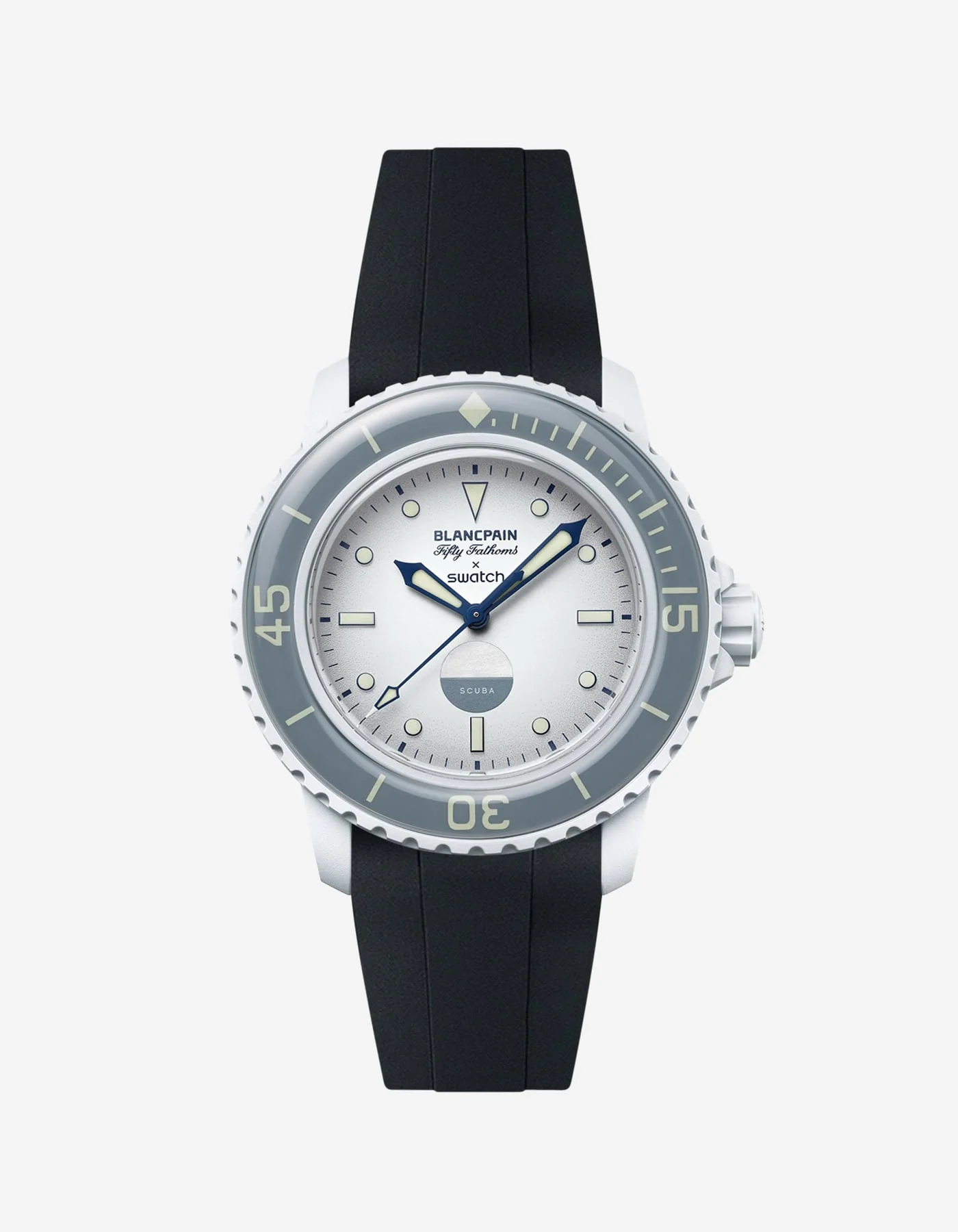 Rubber Strap for Blancpain X Swatch Antarctic Ocean - Image 9