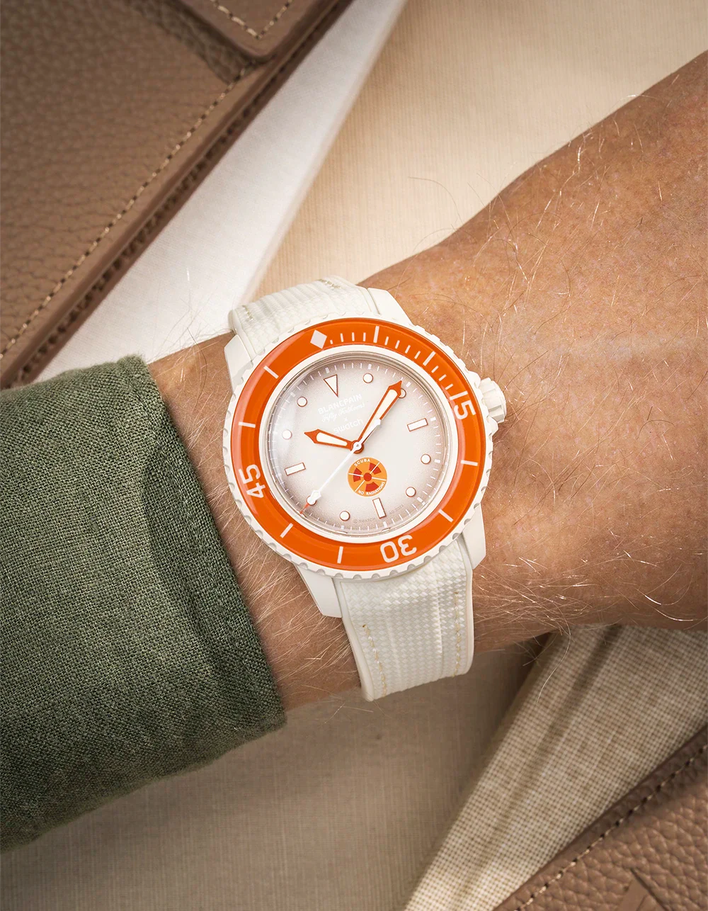 Rubber Strap for Blancpain X Swatch Arctic Ocean - Image 12