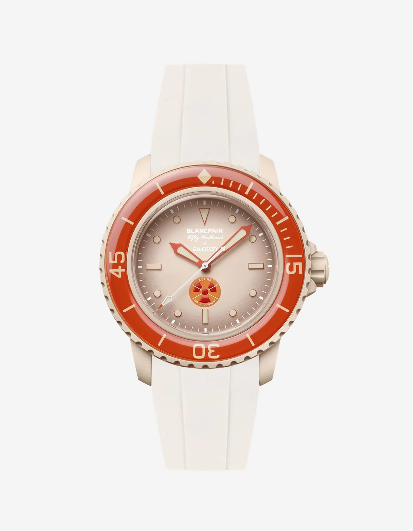 Rubber Strap for Blancpain X Swatch Arctic Ocean - Image 4