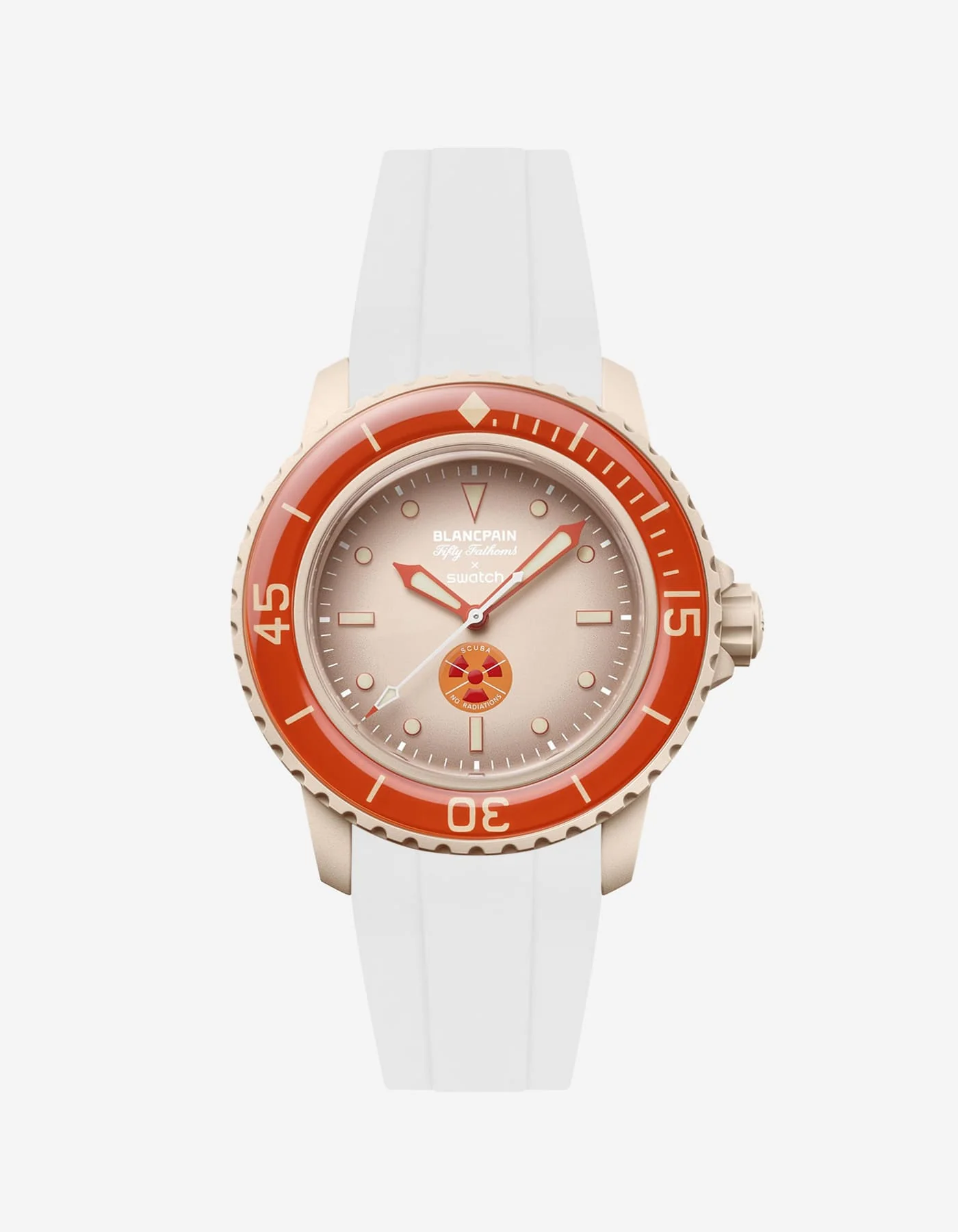 Rubber Strap for Blancpain X Swatch Arctic Ocean - Image 8
