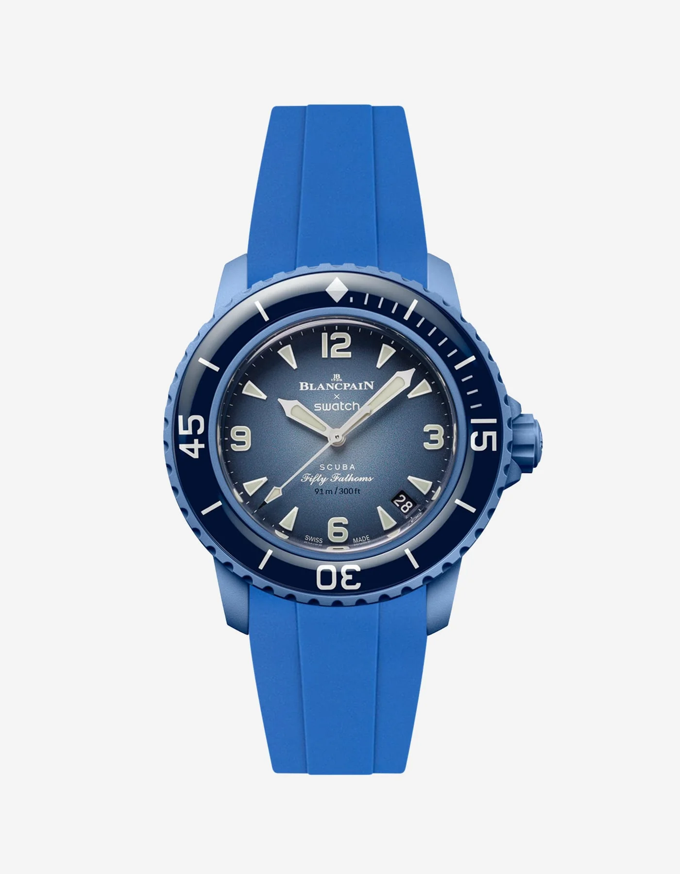 Rubber Strap for Blancpain X Swatch Atlantic Ocean - Image 12