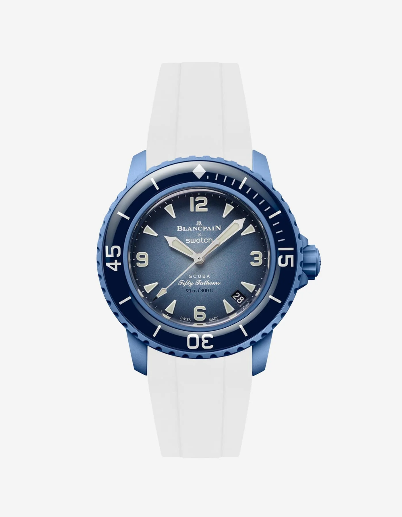 Rubber Strap for Blancpain X Swatch Atlantic Ocean - Image 15