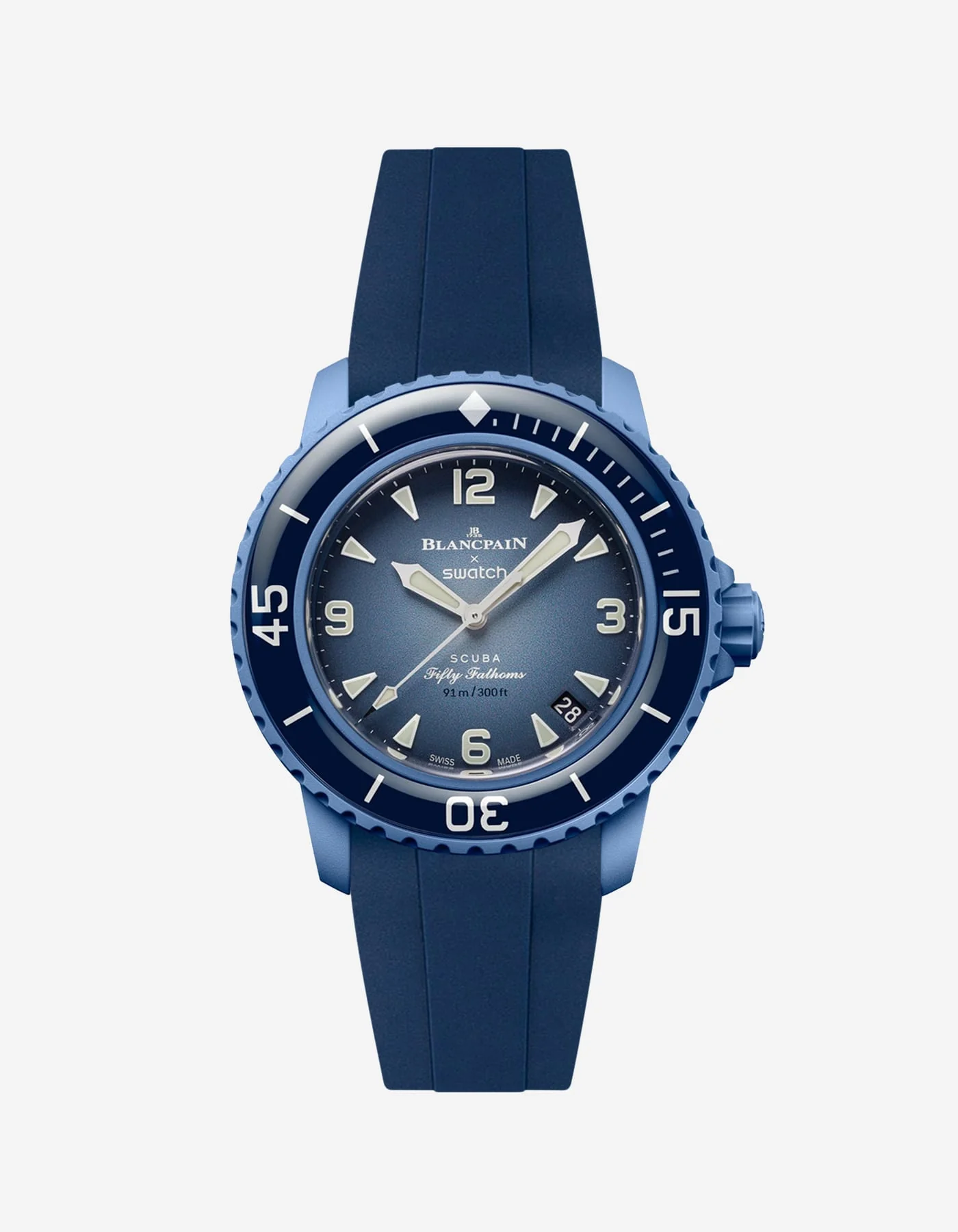 Rubber Strap for Blancpain X Swatch Atlantic Ocean - Image 9