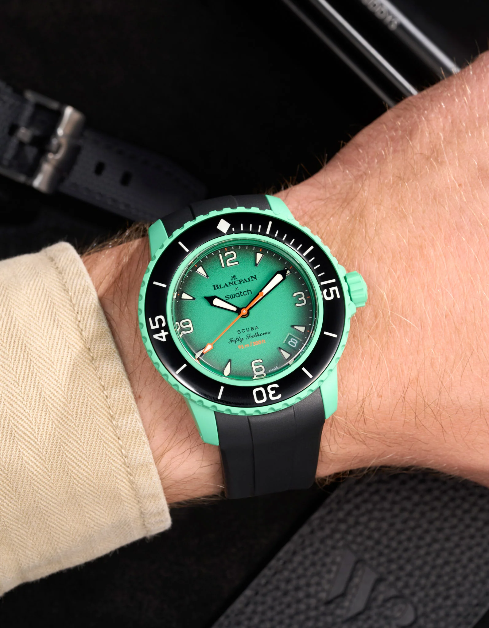 Rubber Strap for Blancpain X Swatch Indian Ocean - Image 14