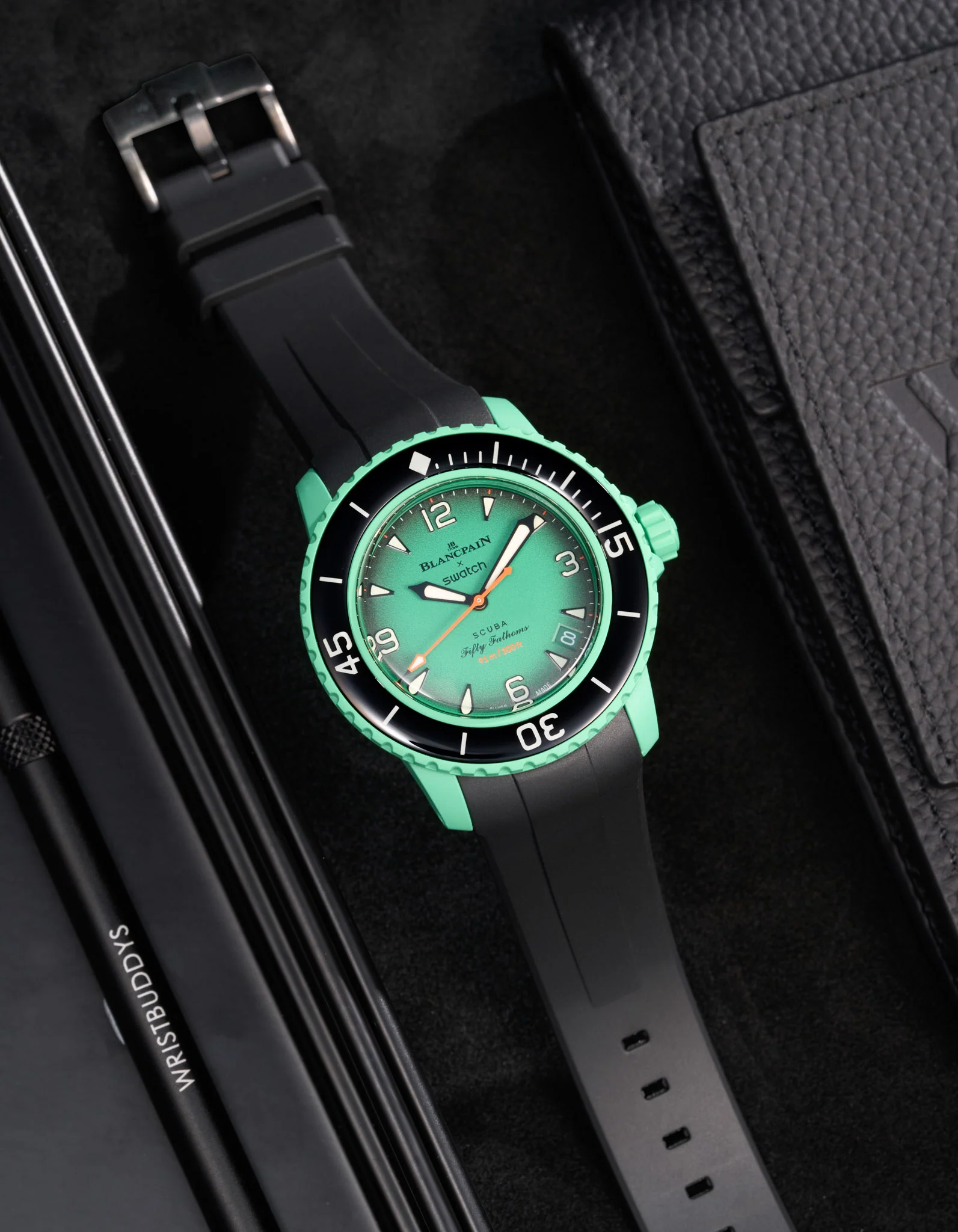 Rubber Strap for Blancpain X Swatch Indian Ocean - Image 15