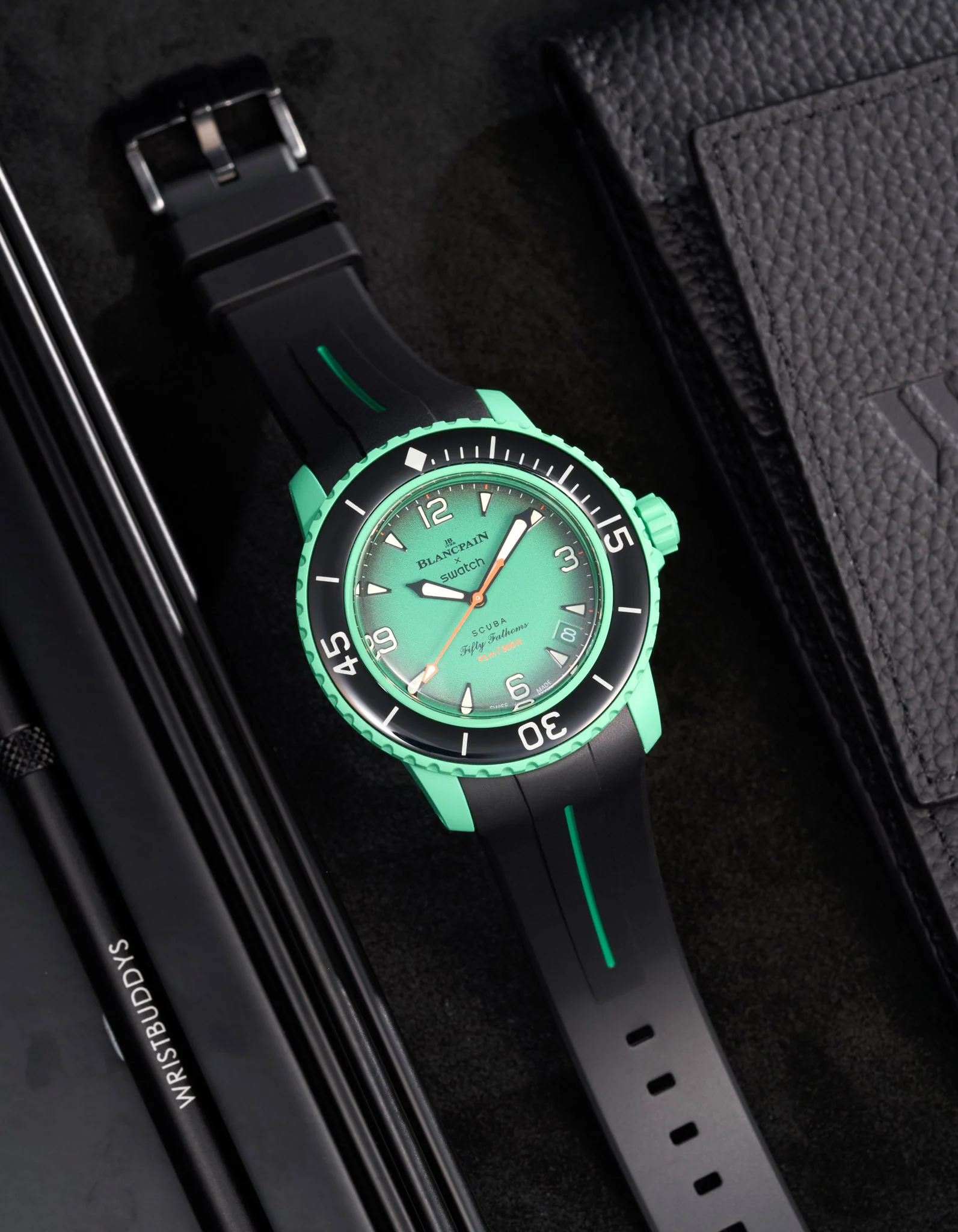 Rubber Strap for Blancpain X Swatch Indian Ocean - Image 22