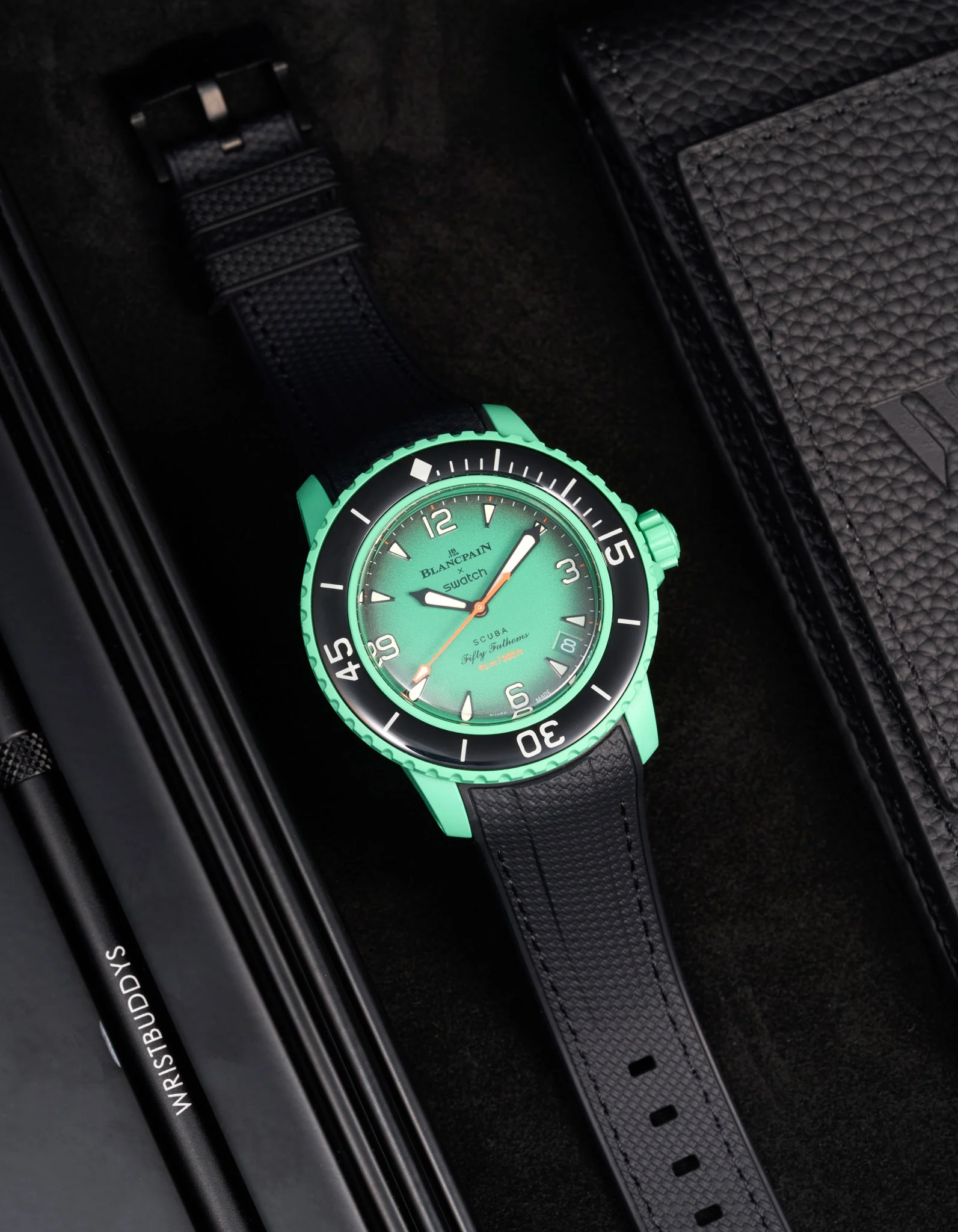 Rubber Strap for Blancpain X Swatch Indian Ocean - Image 3