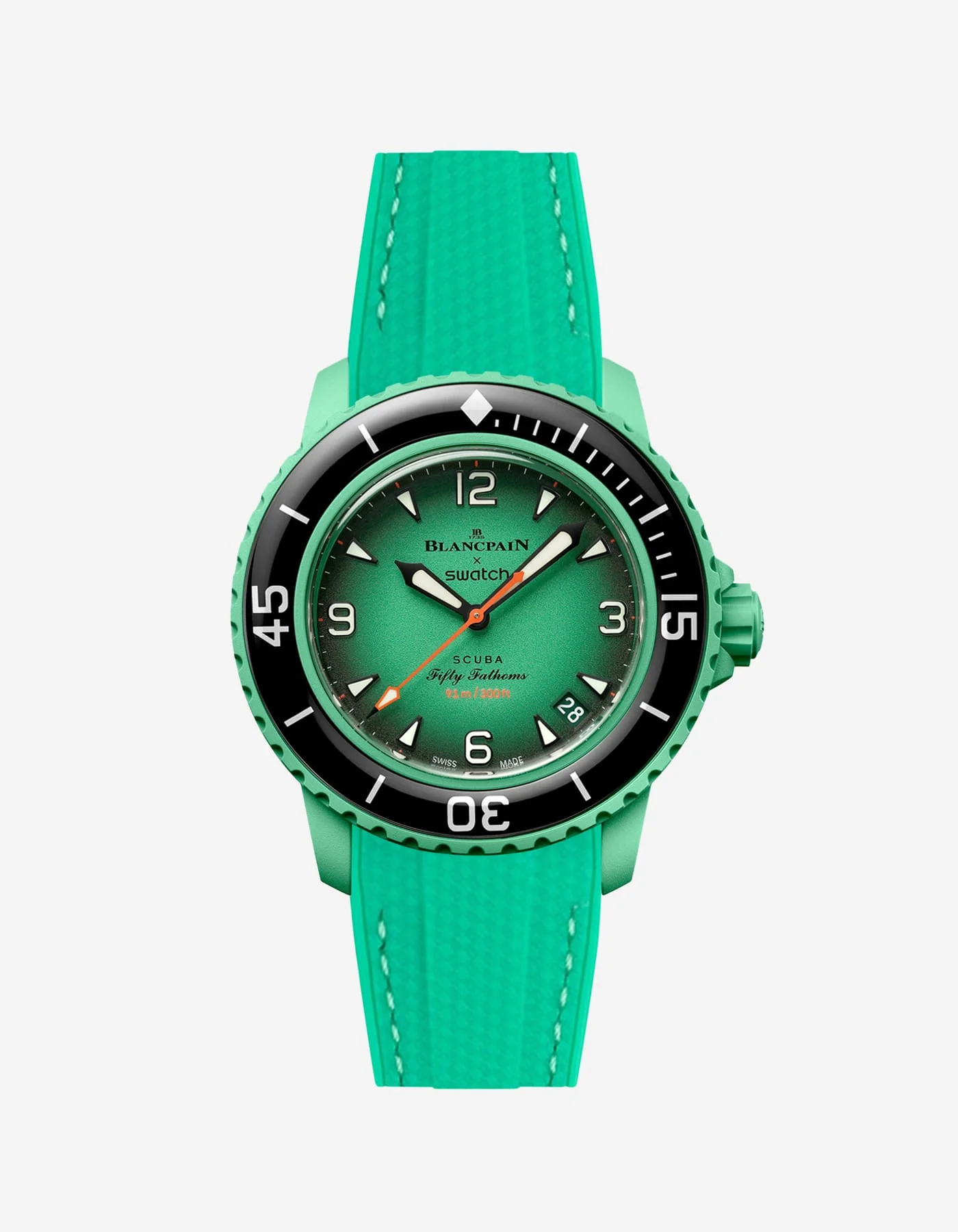 Rubber Strap for Blancpain X Swatch Indian Ocean - Image 5