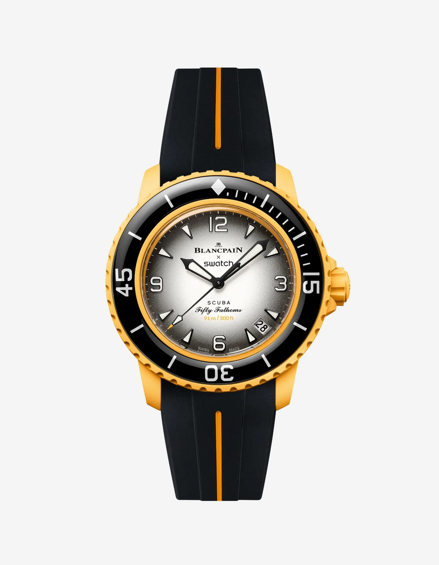 Rubber Strap for Blancpain X Swatch Pacific Ocean - Image 11