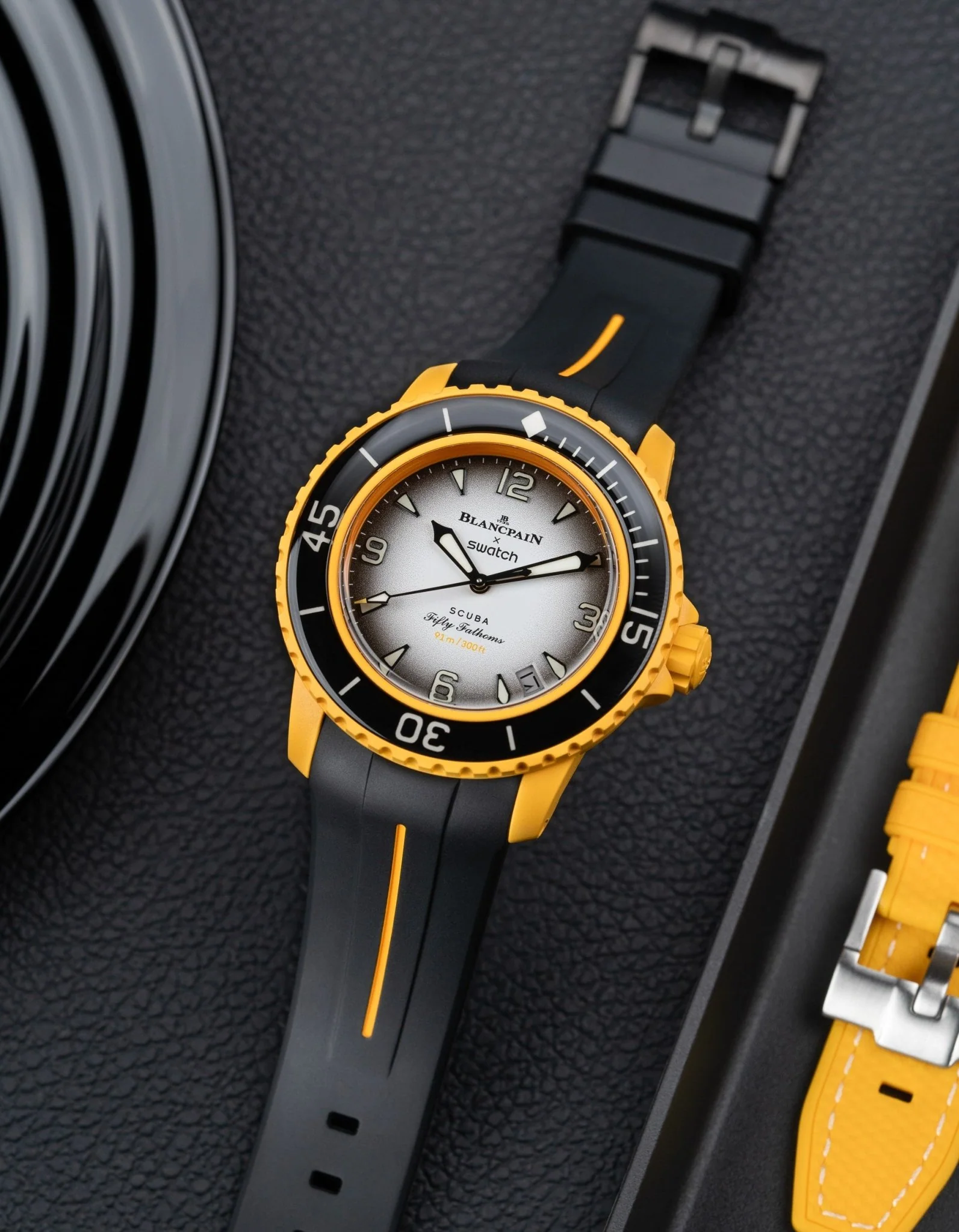 Rubber Strap for Blancpain X Swatch Pacific Ocean - Image 13