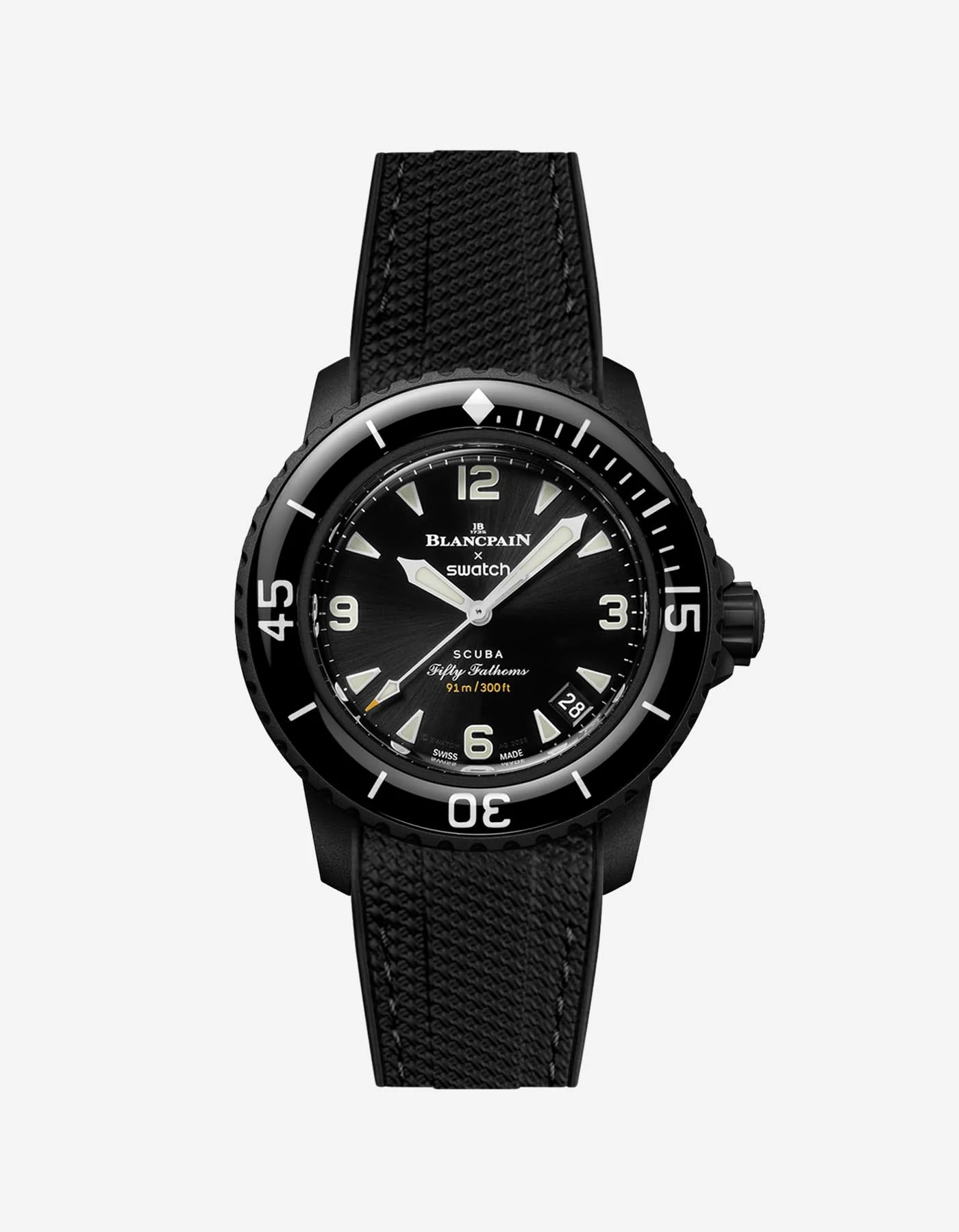 Rubber Strap for Blancpain X Swatch The Ocean Of Storms - Image 13