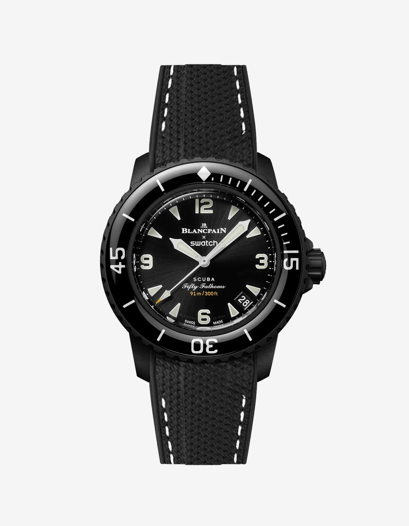 Rubber Strap for Blancpain X Swatch The Ocean Of Storms - Image 19