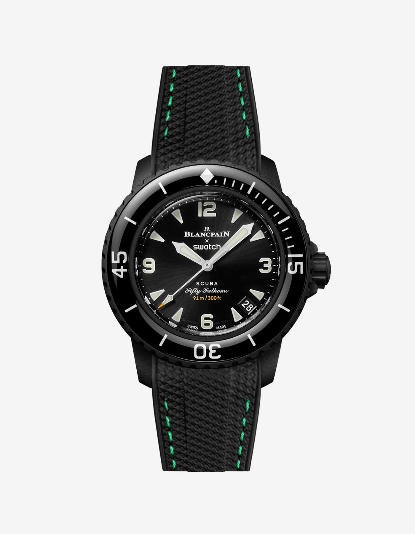 Rubber Strap for Blancpain X Swatch The Ocean Of Storms - Image 27