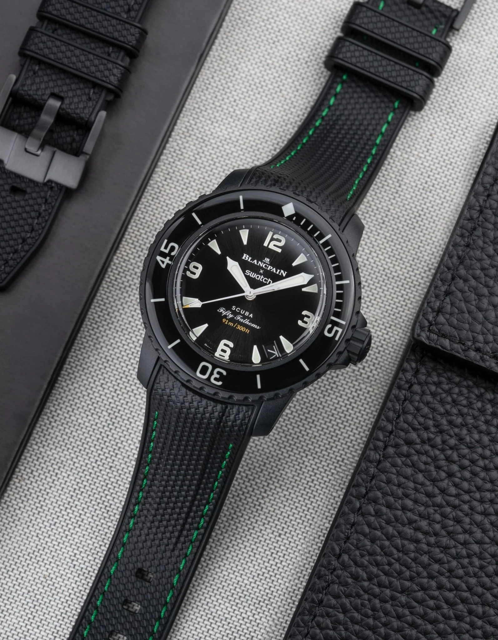 Rubber Strap for Blancpain X Swatch The Ocean Of Storms - Image 28
