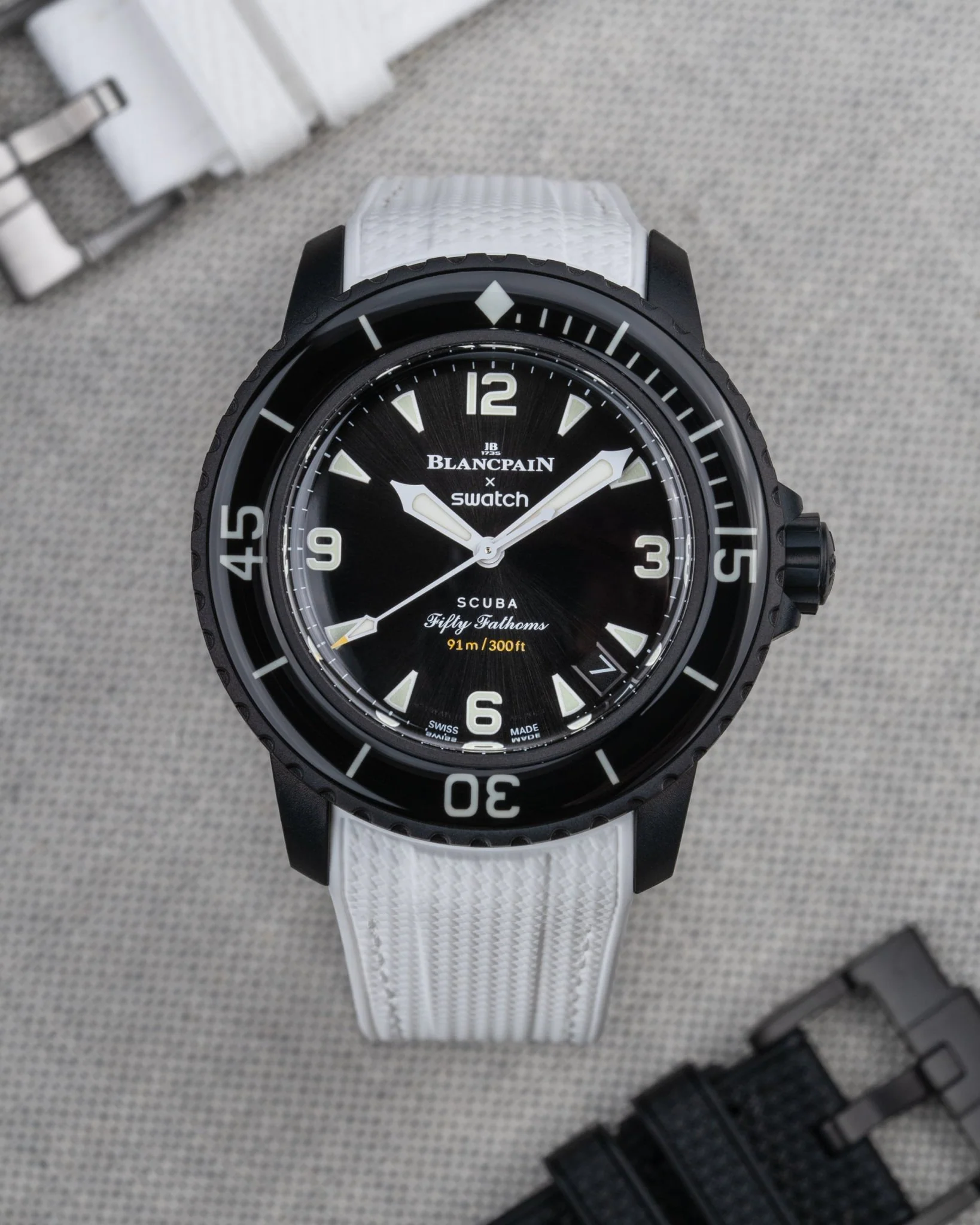 Rubber Strap for Blancpain X Swatch The Ocean Of Storms - Image 31