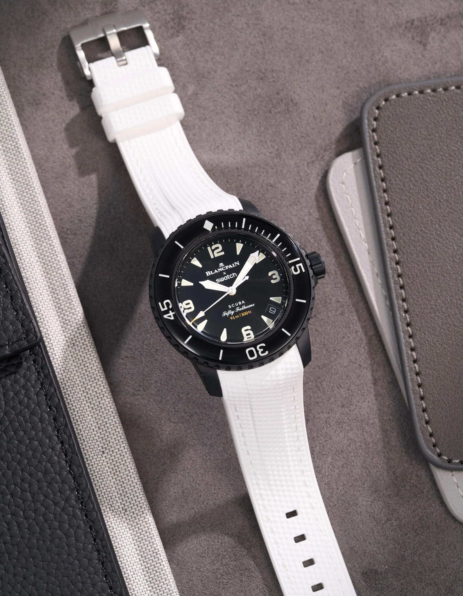 Rubber Strap for Blancpain X Swatch The Ocean Of Storms - Image 32