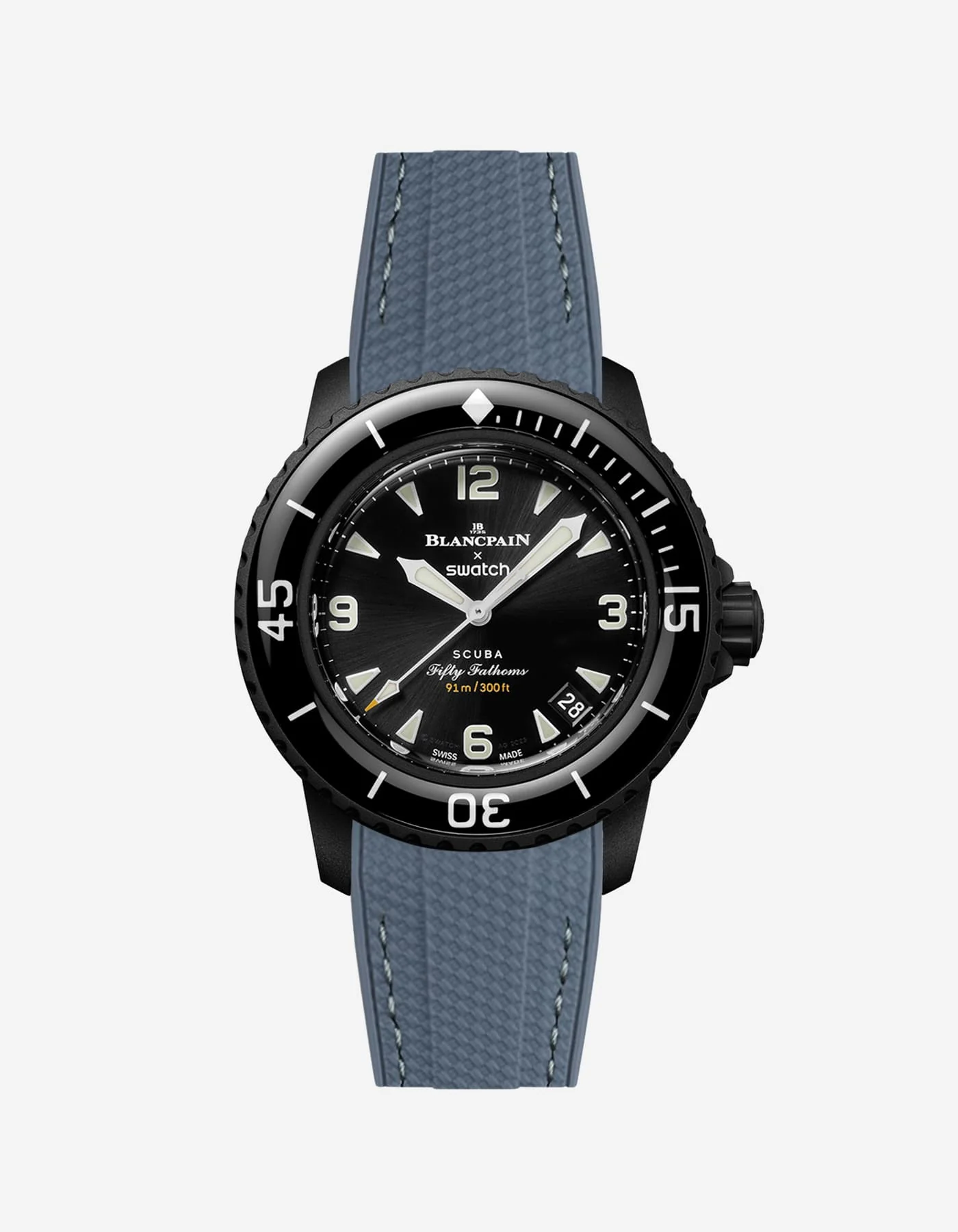 Rubber Strap for Blancpain X Swatch The Ocean Of Storms - Image 35