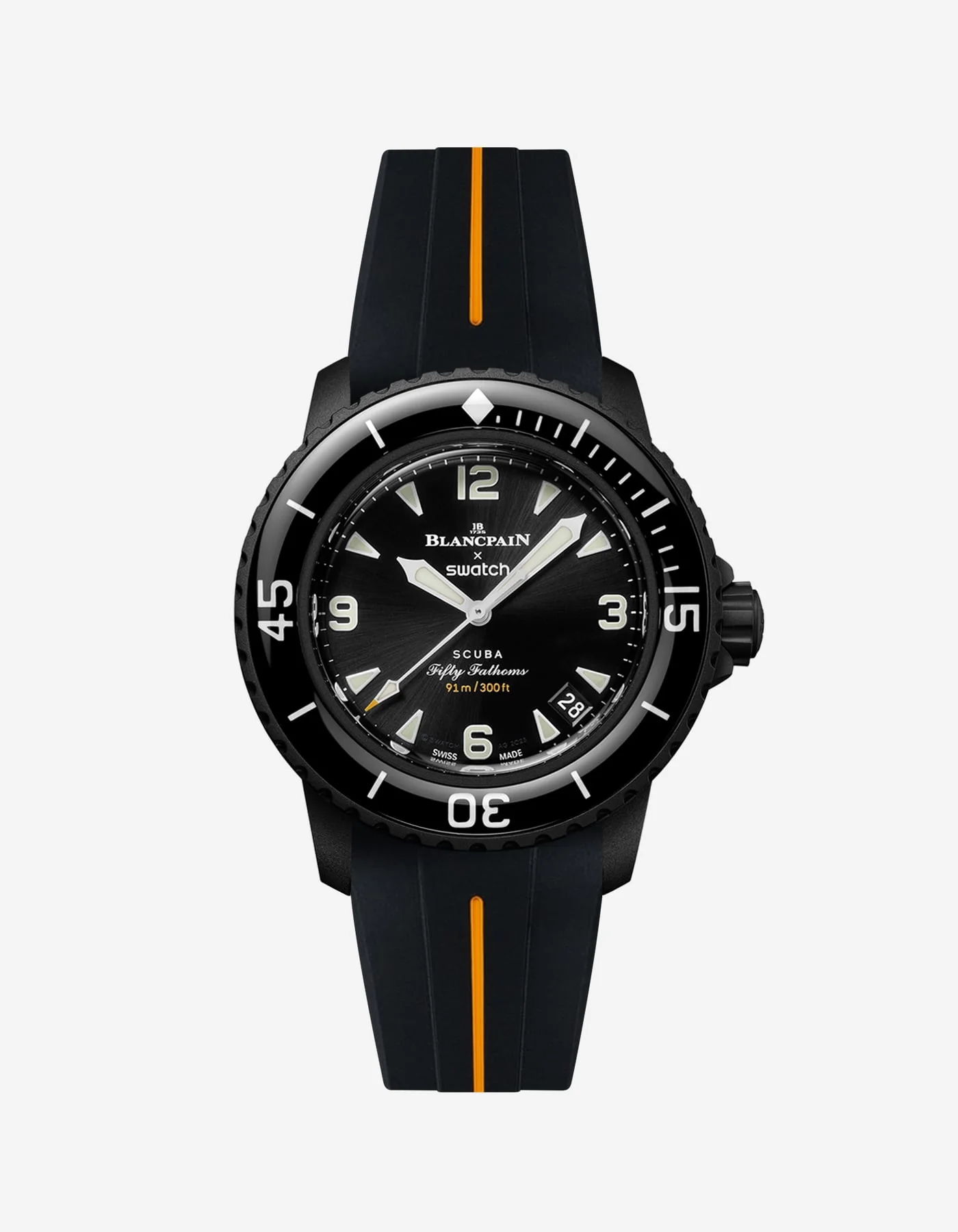 Rubber Strap for Blancpain X Swatch The Ocean Of Storms - Image 7