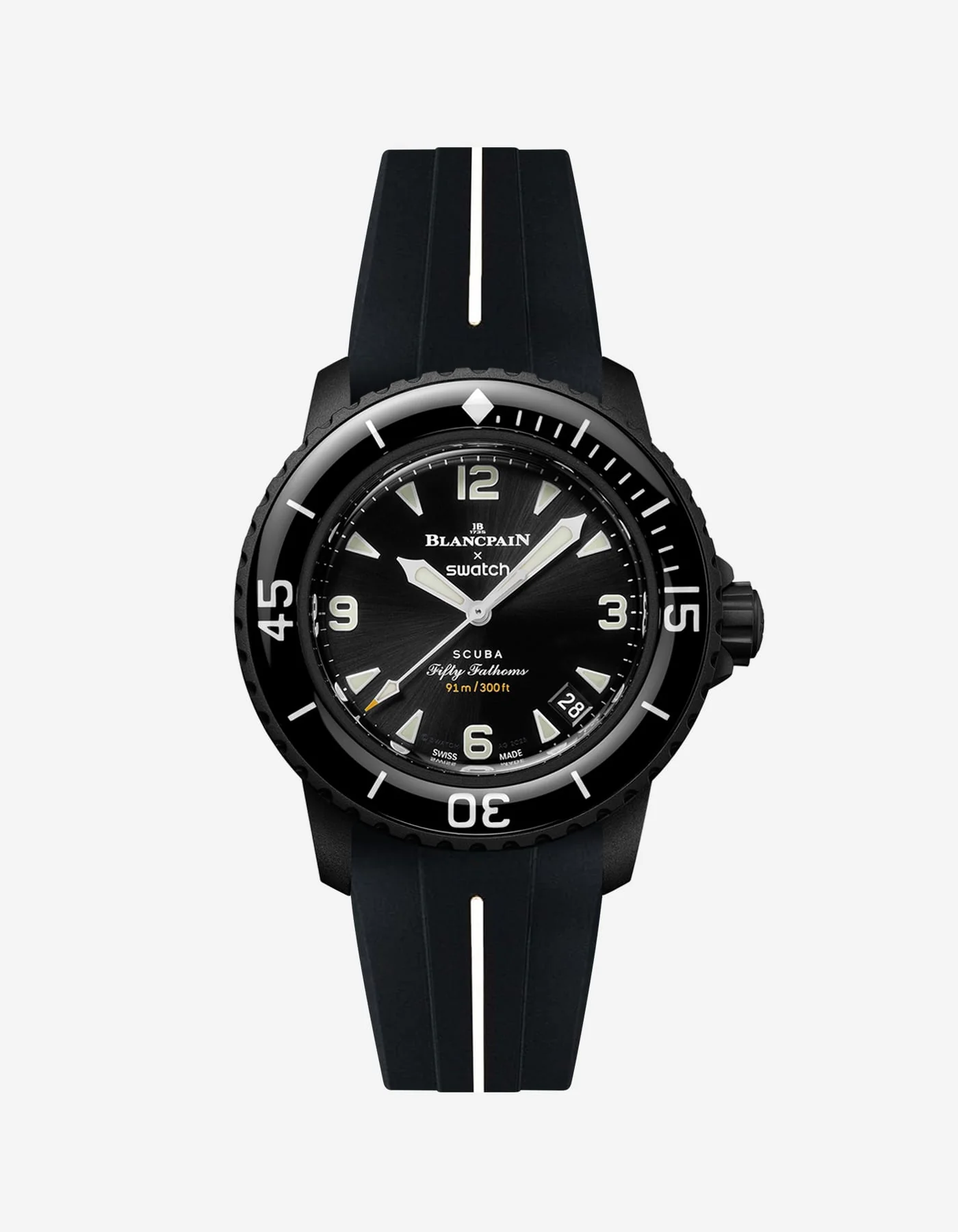 Rubber Strap for Blancpain X Swatch The Ocean Of Storms - Image 9