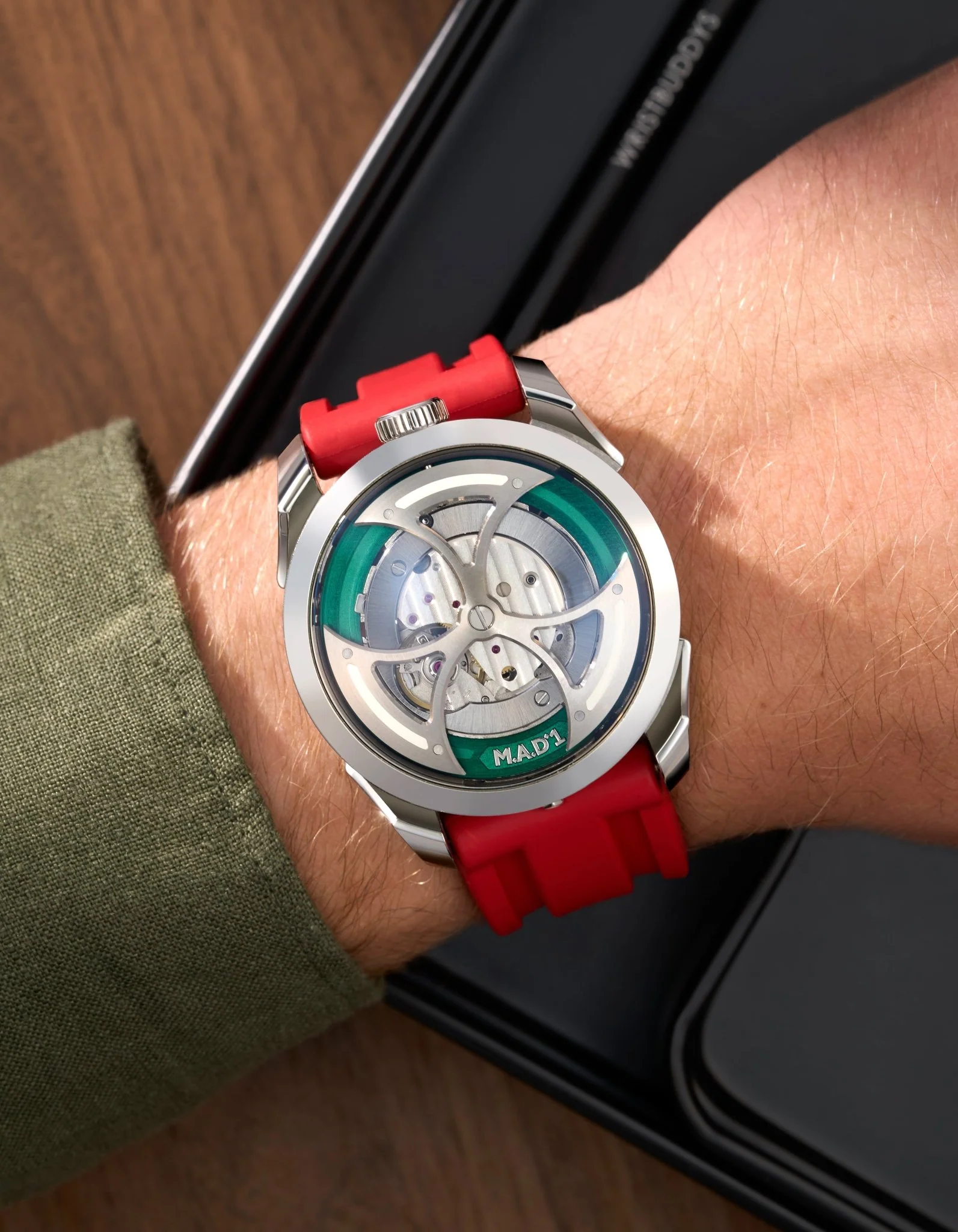 Rubber Strap for MB&F M.A.D.1 Green Edition - Image 16