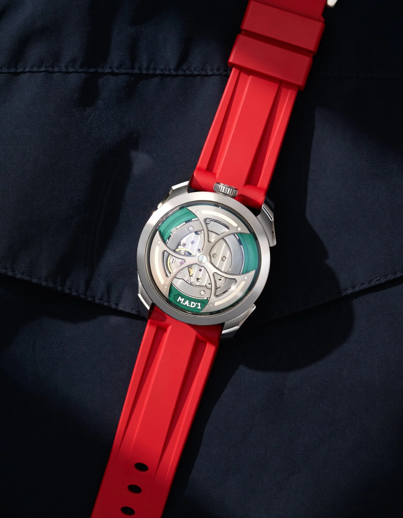 Rubber Strap for MB&F M.A.D.1 Green Edition - Image 17