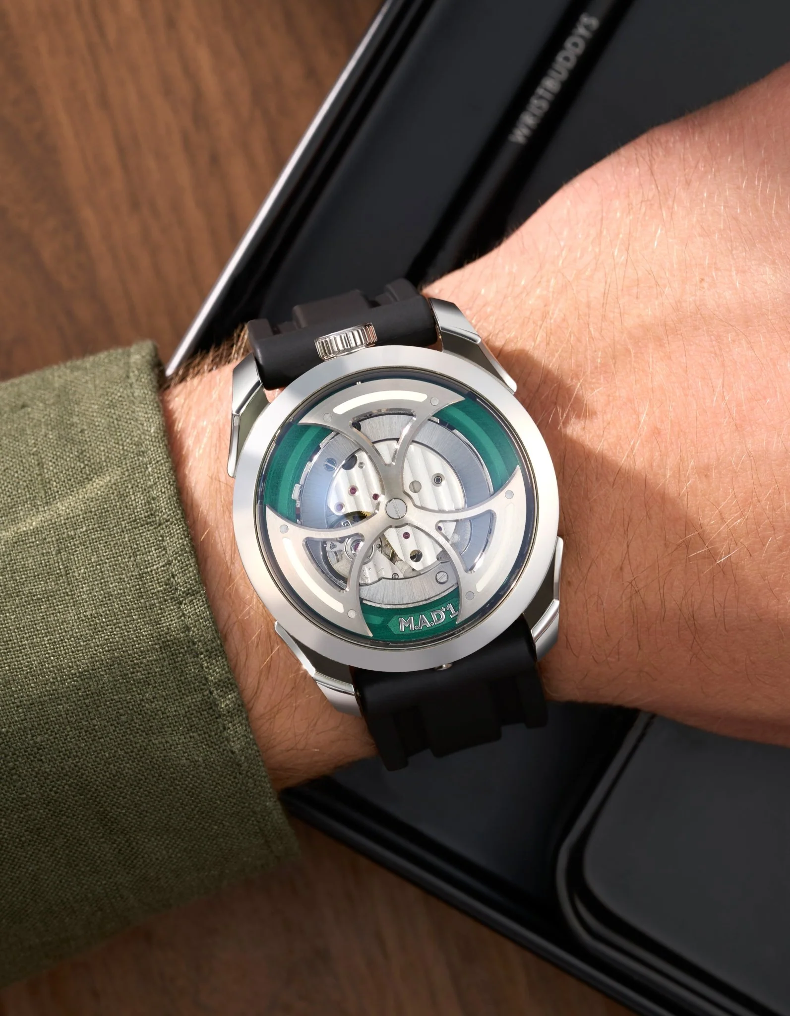 Rubber Strap for MB&F M.A.D.1 Green Edition - Image 6