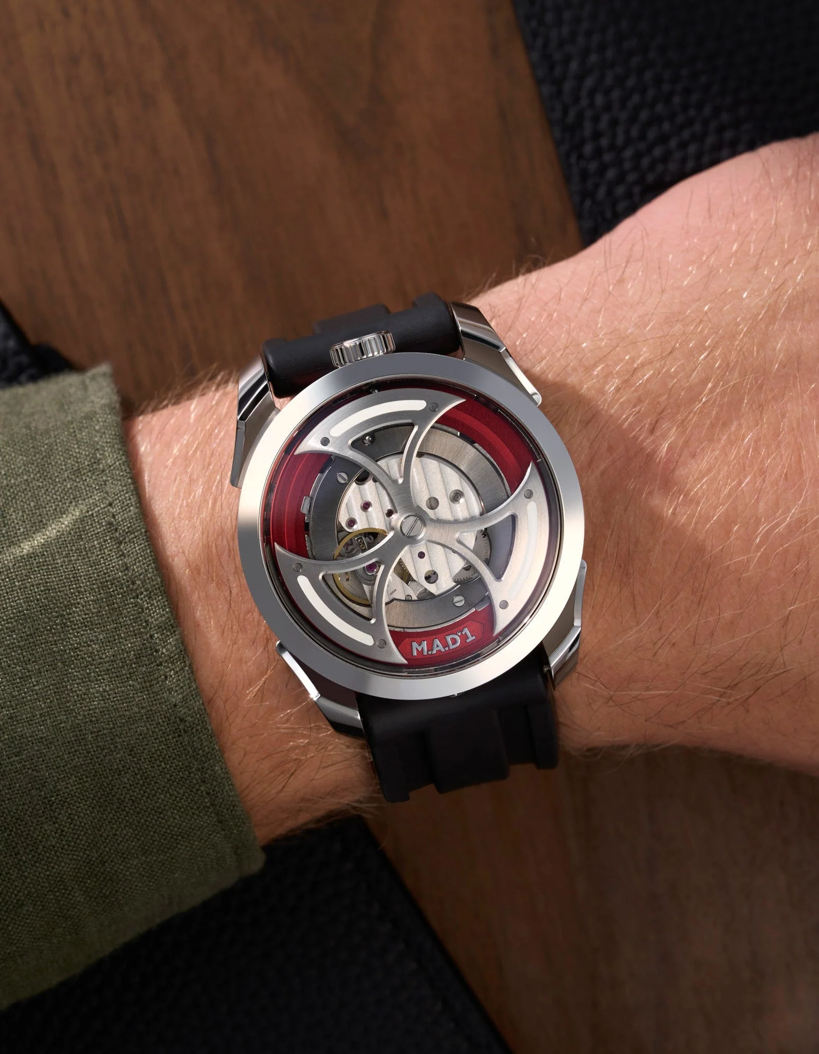 Rubber Strap for MB&F M.A.D.1 Red Edition - Image 10