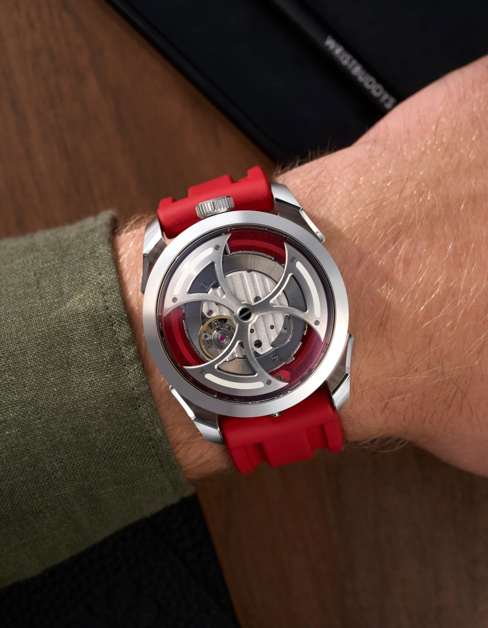 Rubber Strap for MB&F M.A.D.1 Red Edition - Image 2